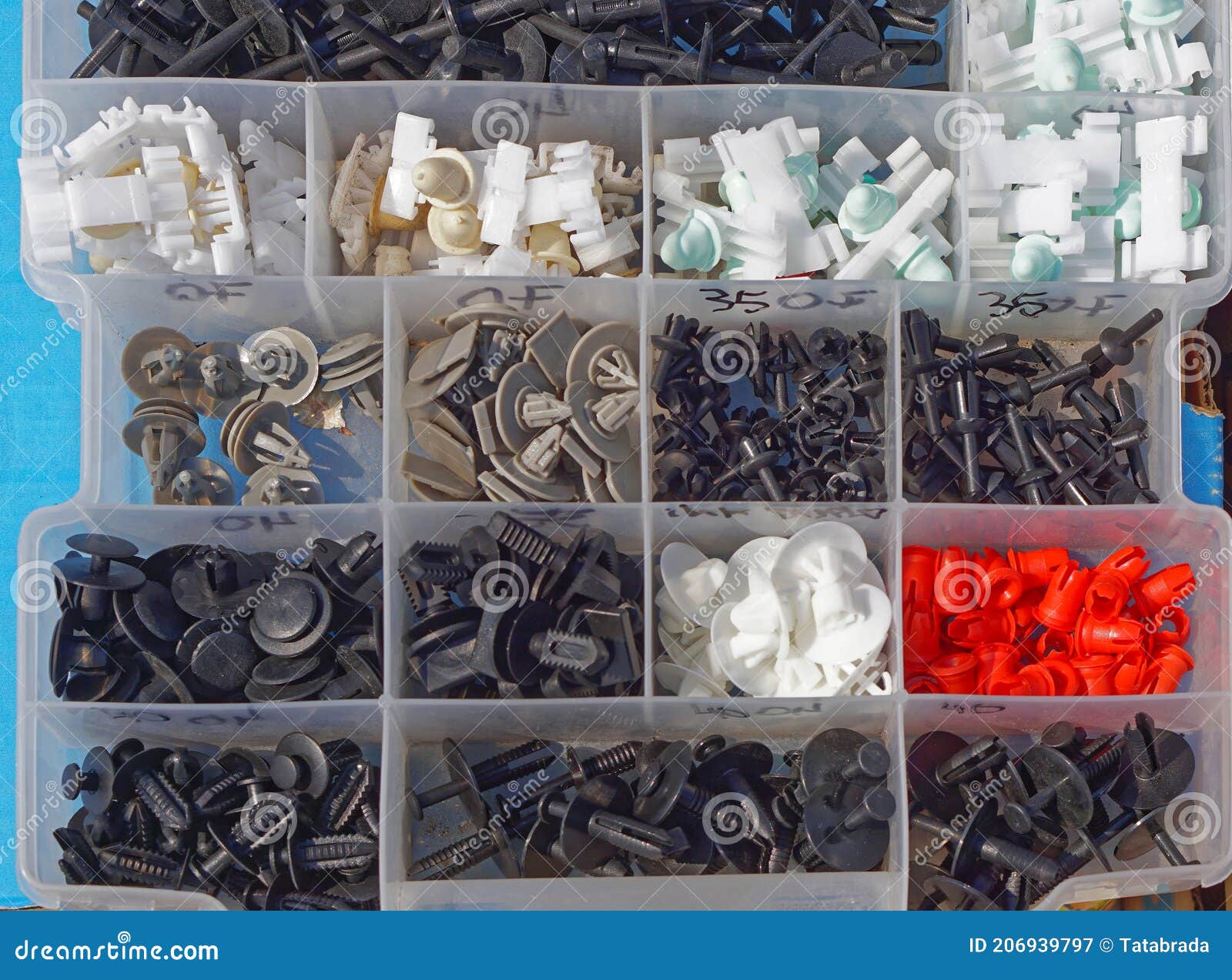Plastic car parts stock image. Image of parts, buttons 206939797