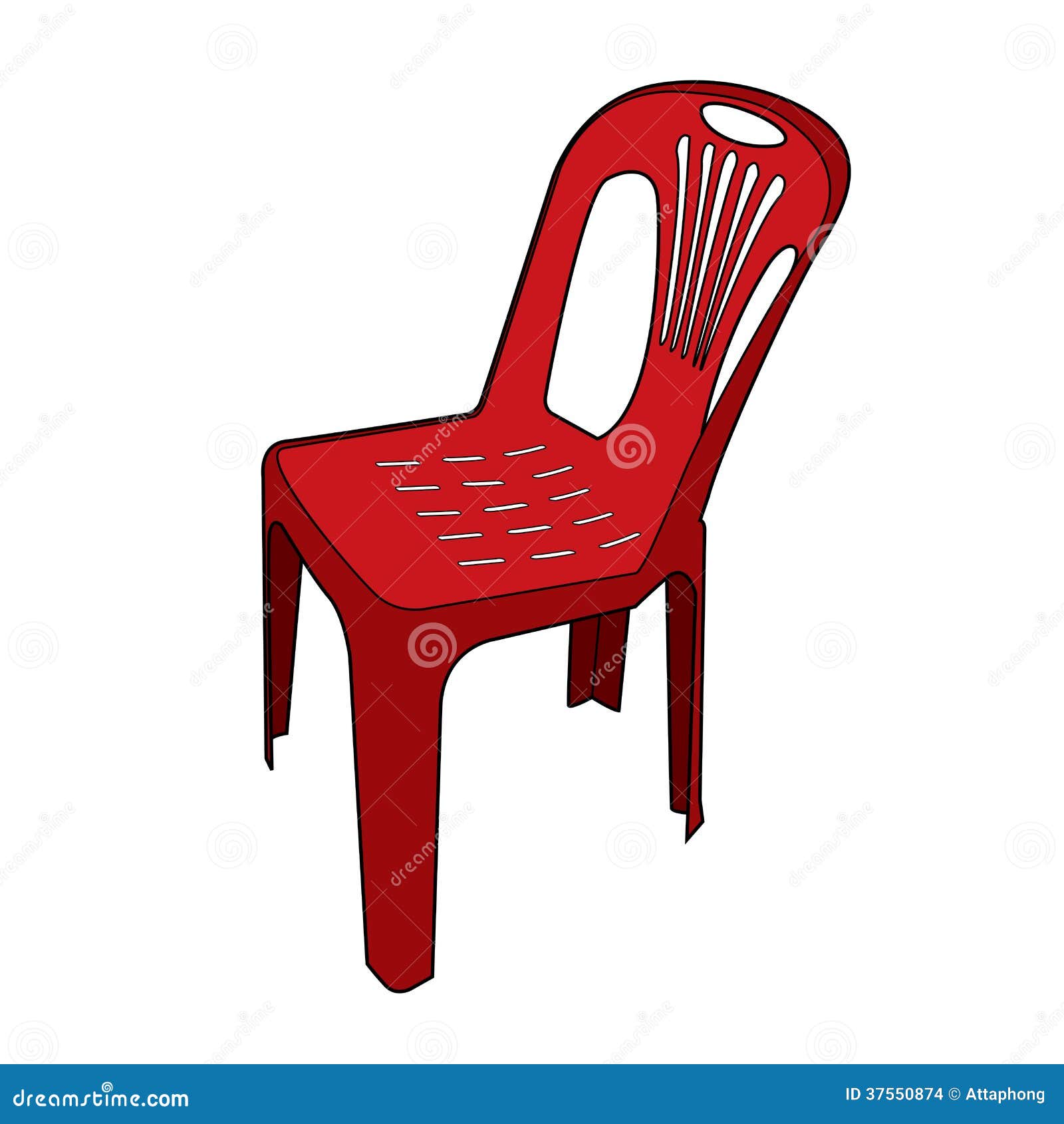 Plastic chair vector stock vector. Illustration of tacky - 37550874 Plastic chair vector stock vector. Illustration of tacky - 37550874