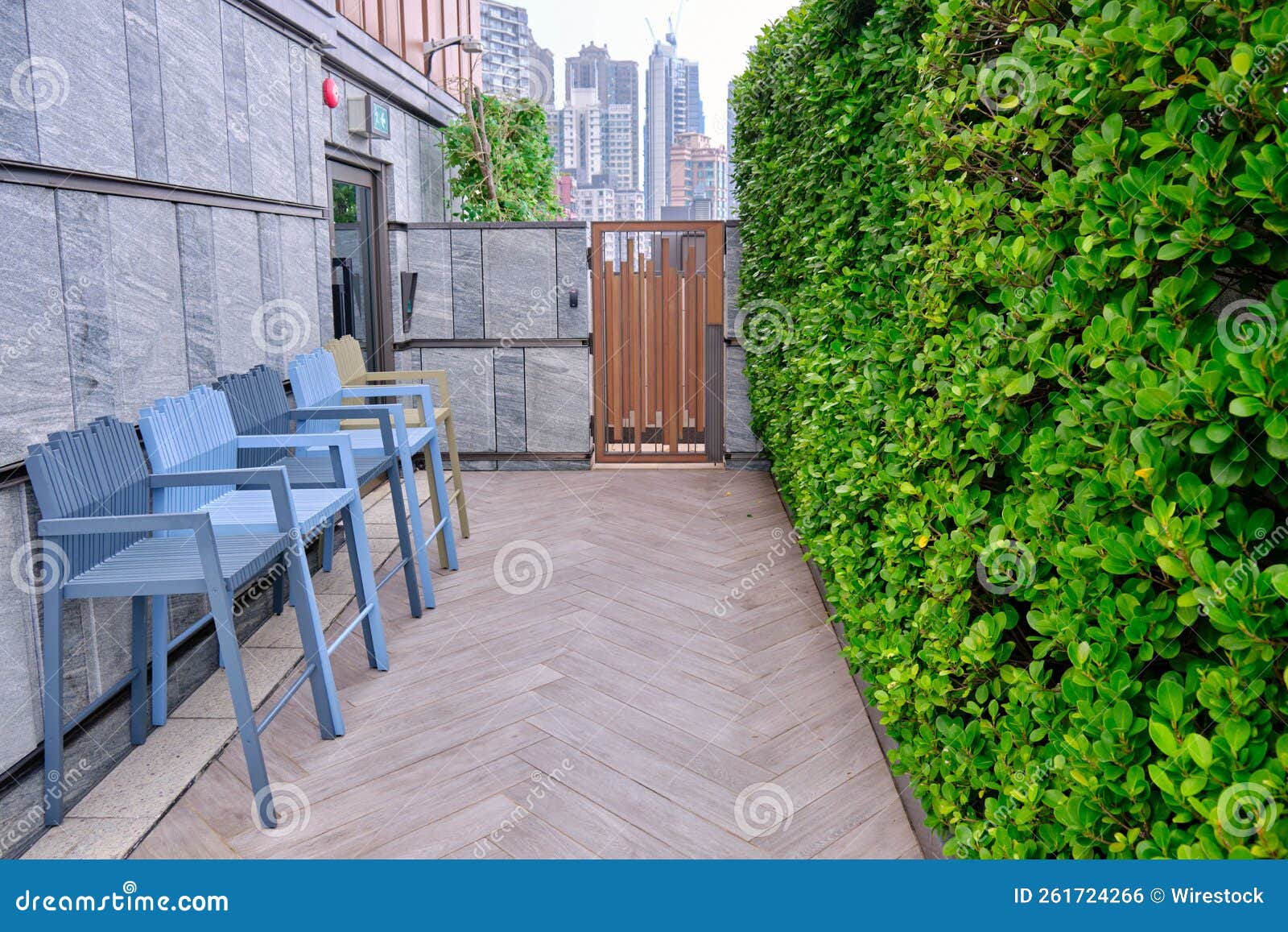 Plastic Chairs in the Balcony Stock Photo Image of natural, plastic 261724266