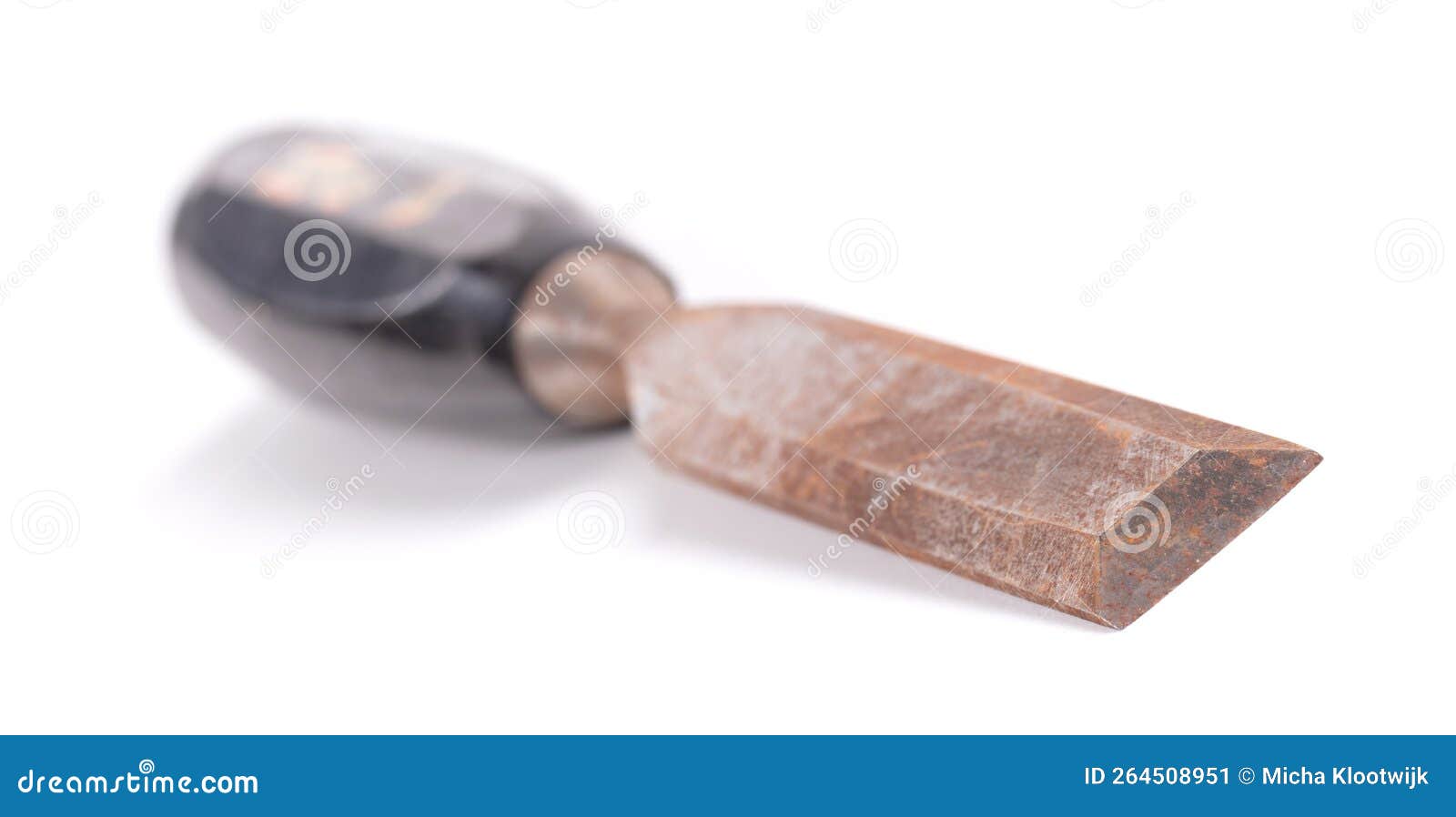 Plastic Chisel Isolated on White Background Stock Image Image of tool