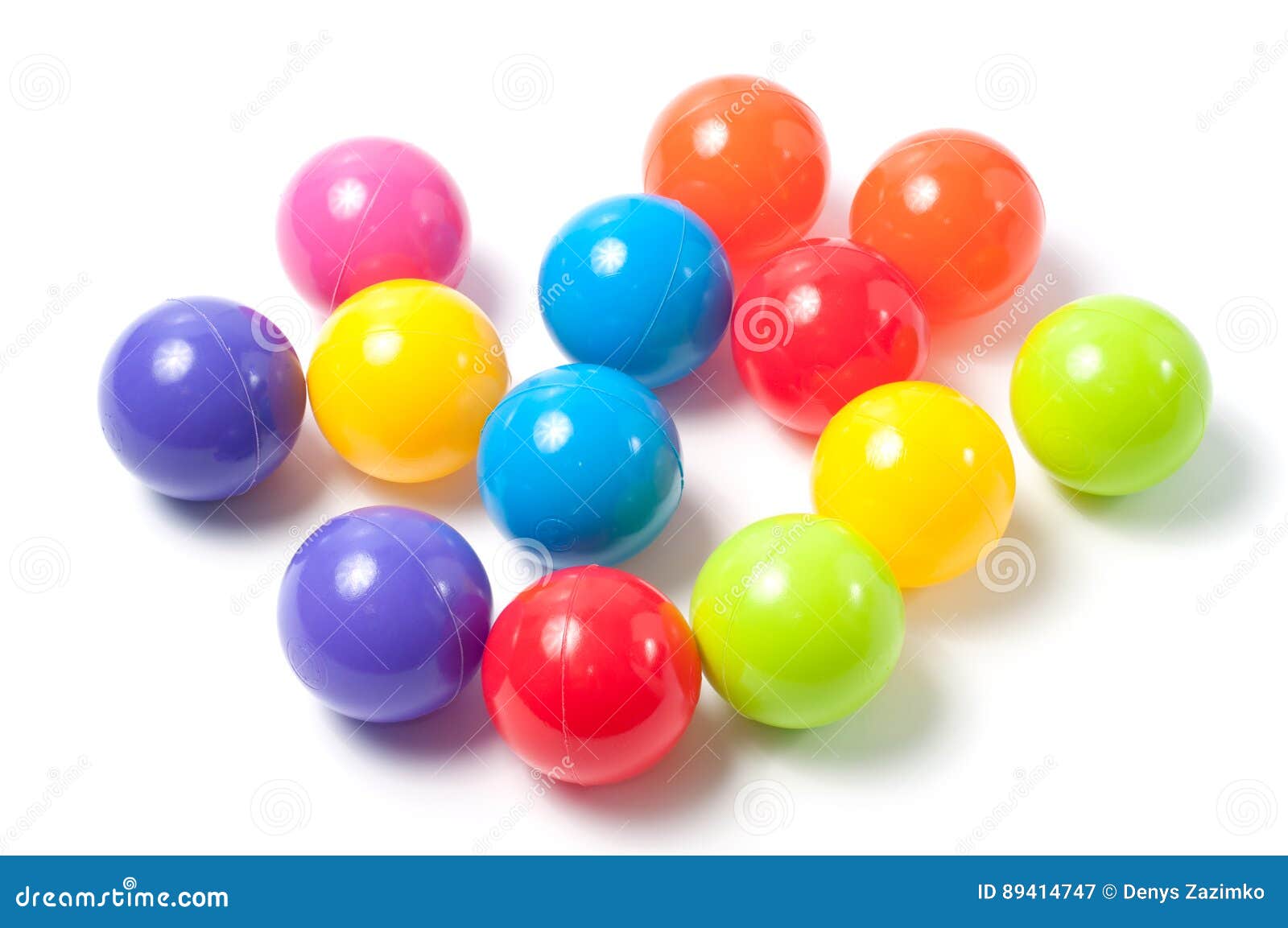 Plastic colored balls stock image. Image of holiday, bright 89414747