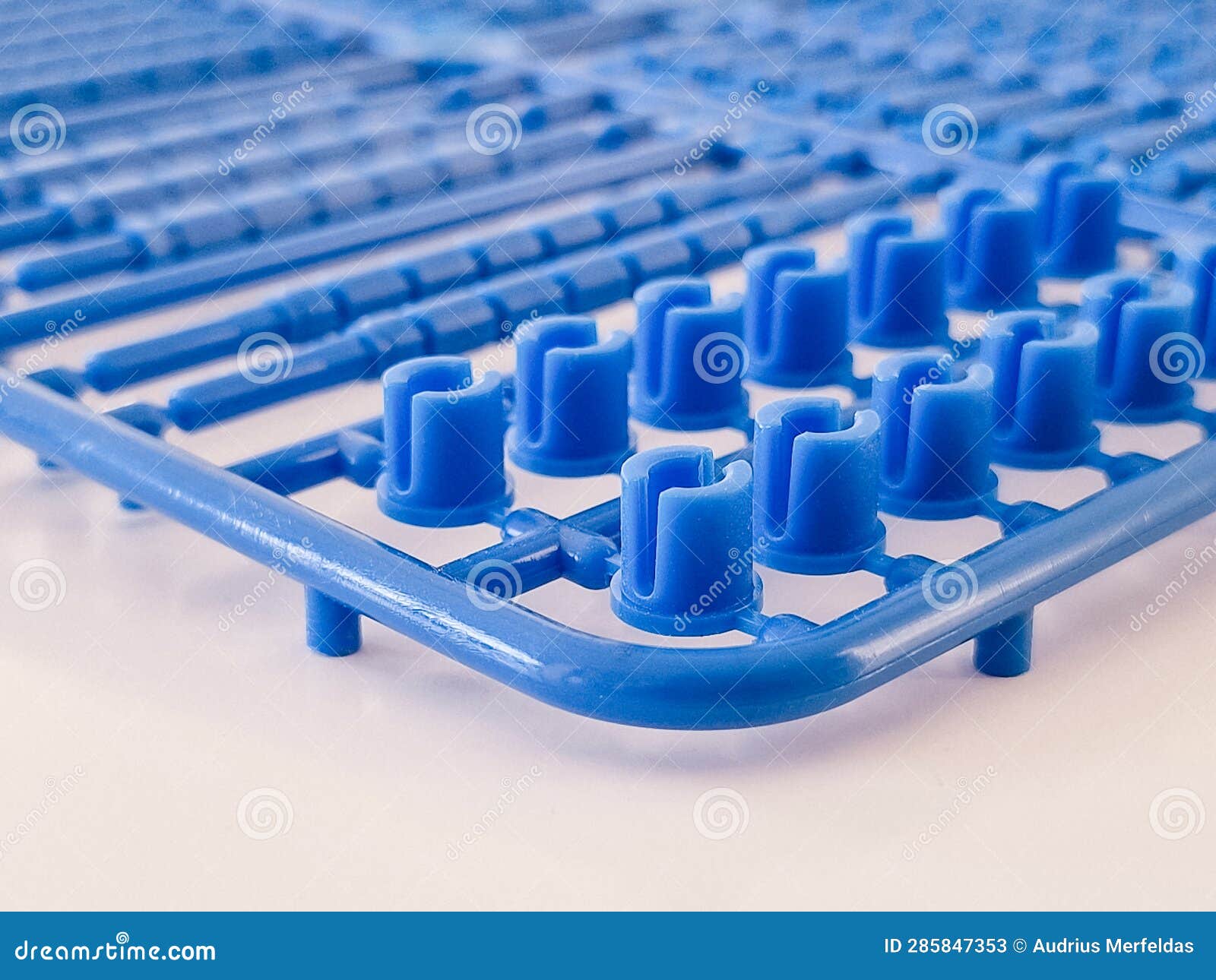 Plastic Constructor Parts Set Manufactured Using Injection Molding