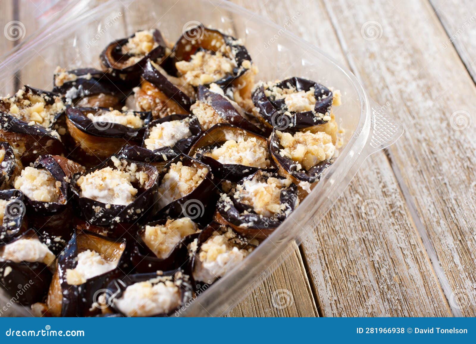 Armenian Eggplant Spread. Caviar Rich Taste, Tasty Dinner. Side View