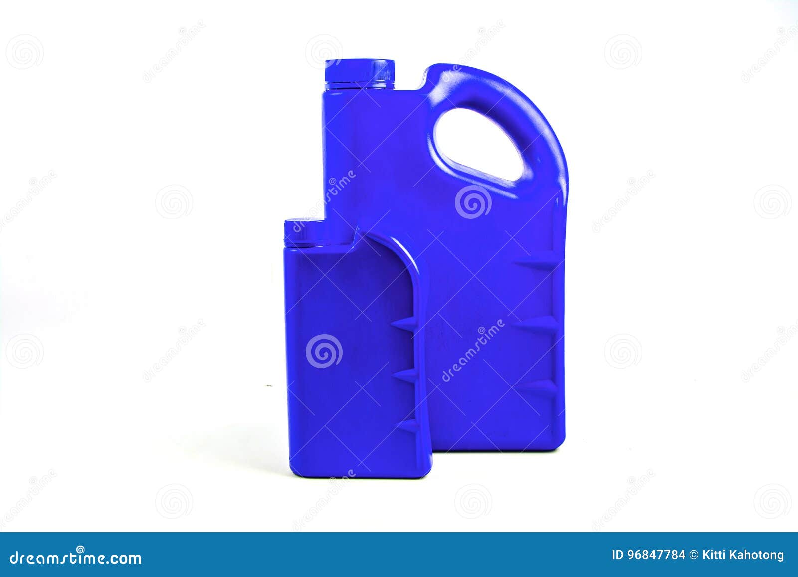 Plastic Container for Motor Oil Isolated ,Car Oil Bottle Stock Photo