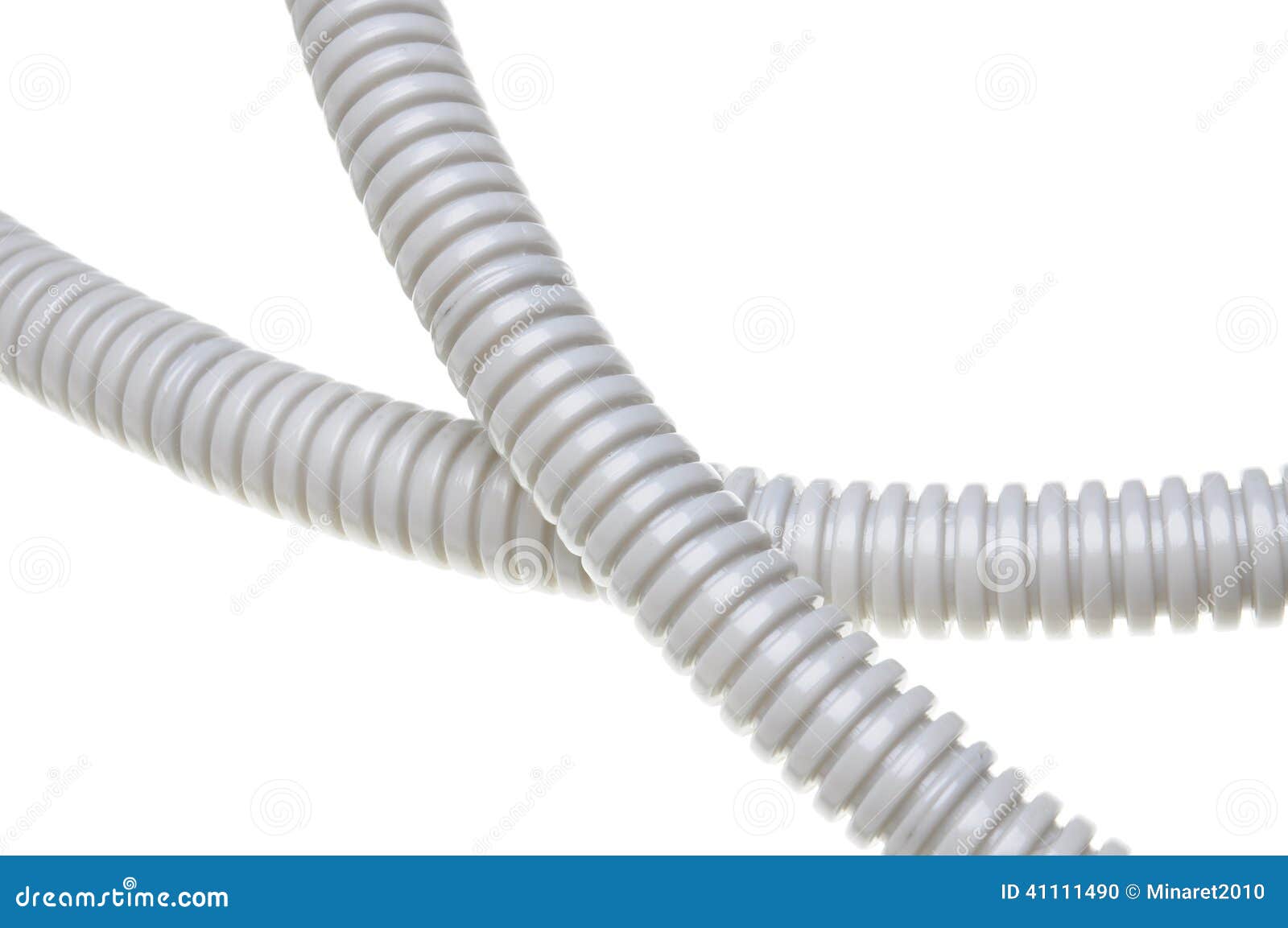 Plastic corrugated pipe stock photo. Image of line, current 41111490