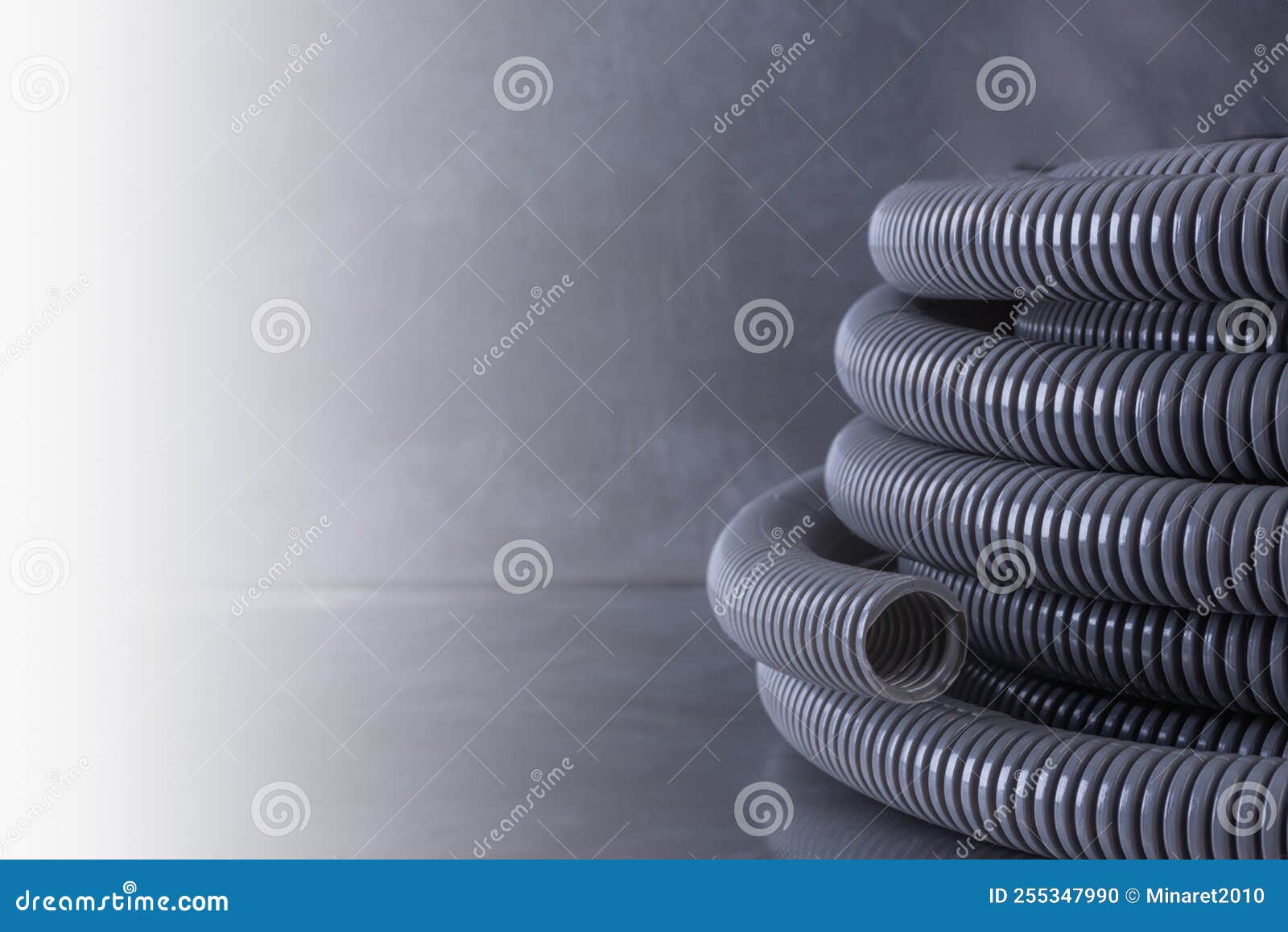 Plastic Corrugated Tube Electric Conduit Pipe Stock Photo Image of
