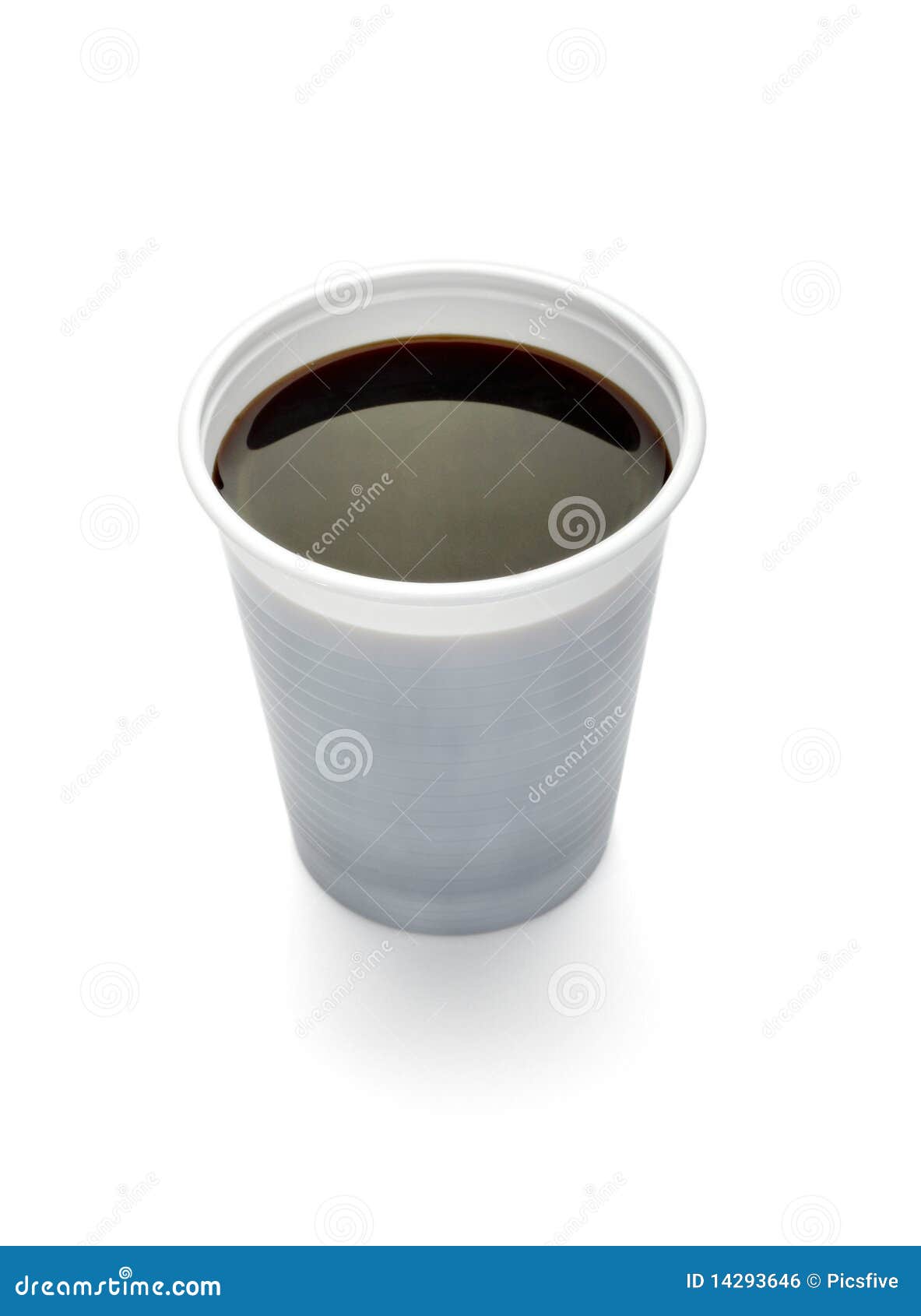 Plastic Cup of Coffee Dring Beverage Food Office Stock Photo Image of food, breakfast 14293646