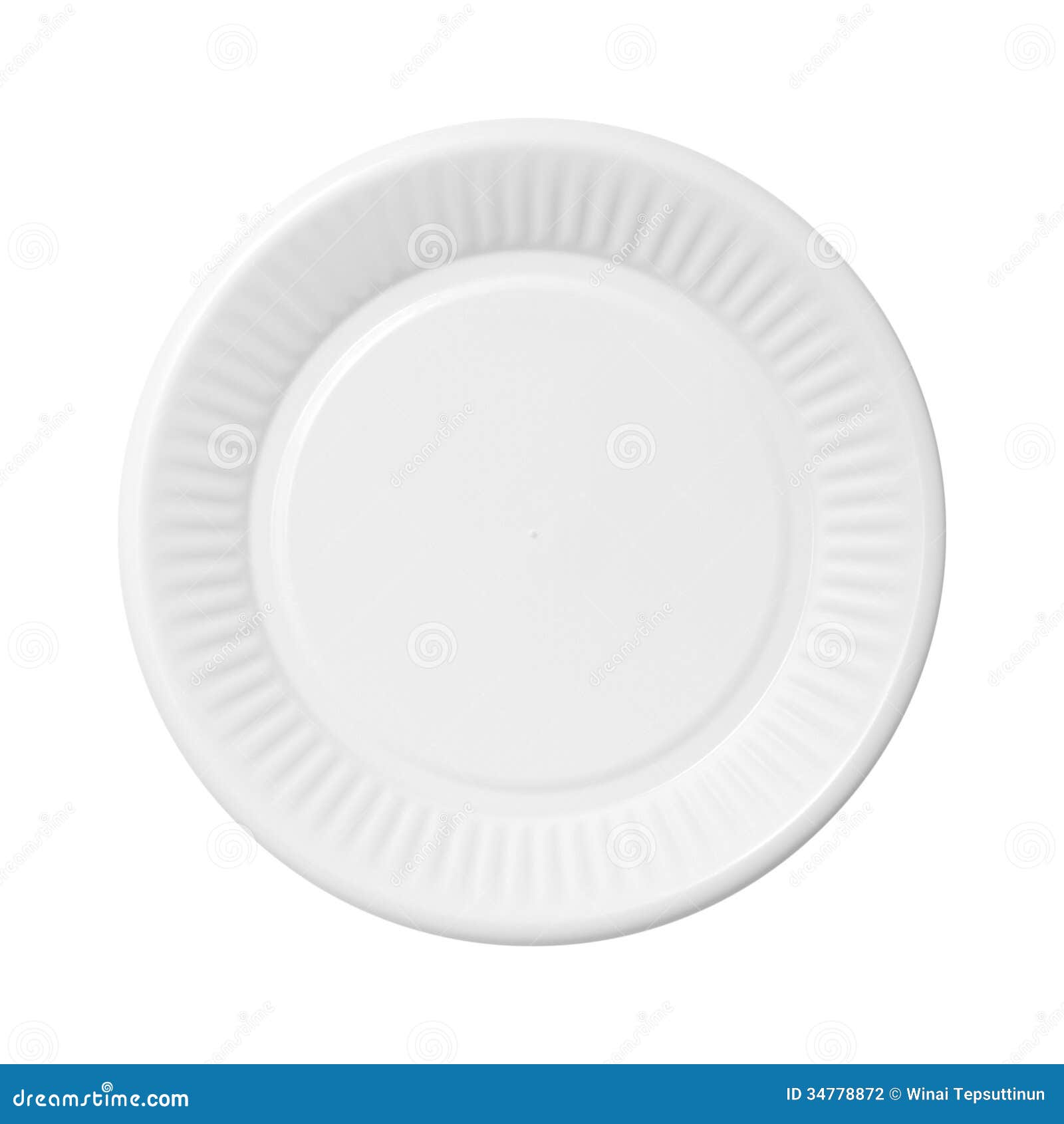 Plastic dish stock photo. Image of isolated, white, plate 34778872