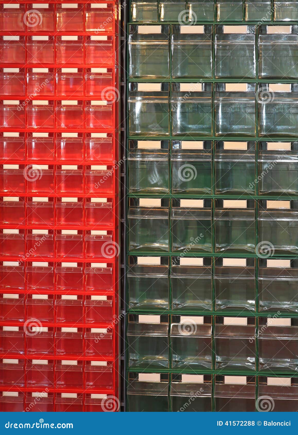 Plastic drawers stock photo. Image of boxes, storage 41572288