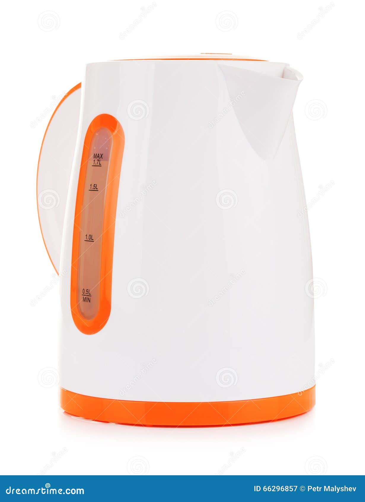 Plastic Electric Kettle stock image. Image of reflection 66296857