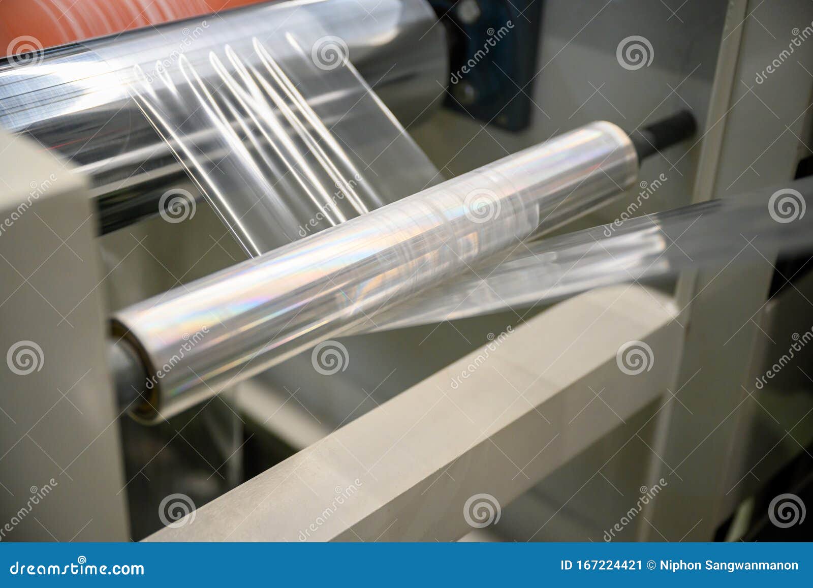 Plastic Film Making Machine Polypropylene To Make the Bag Closeup