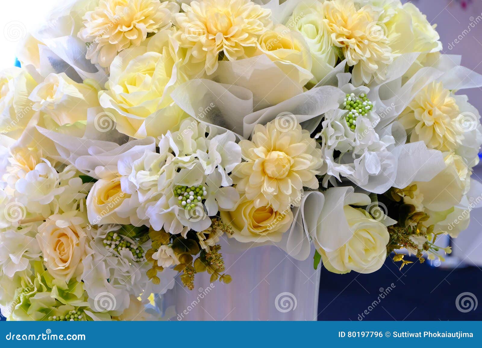 Plastic Flower for Decoration Stock Photo Image of arrangement