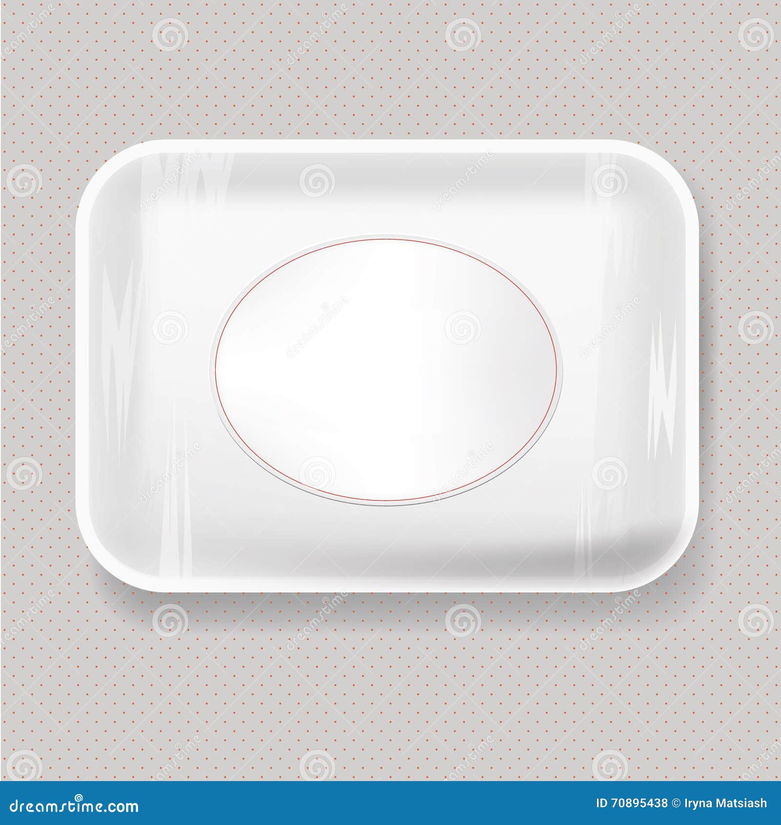 Download Plastic Food Container. stock vector. Illustration of front - 70895438