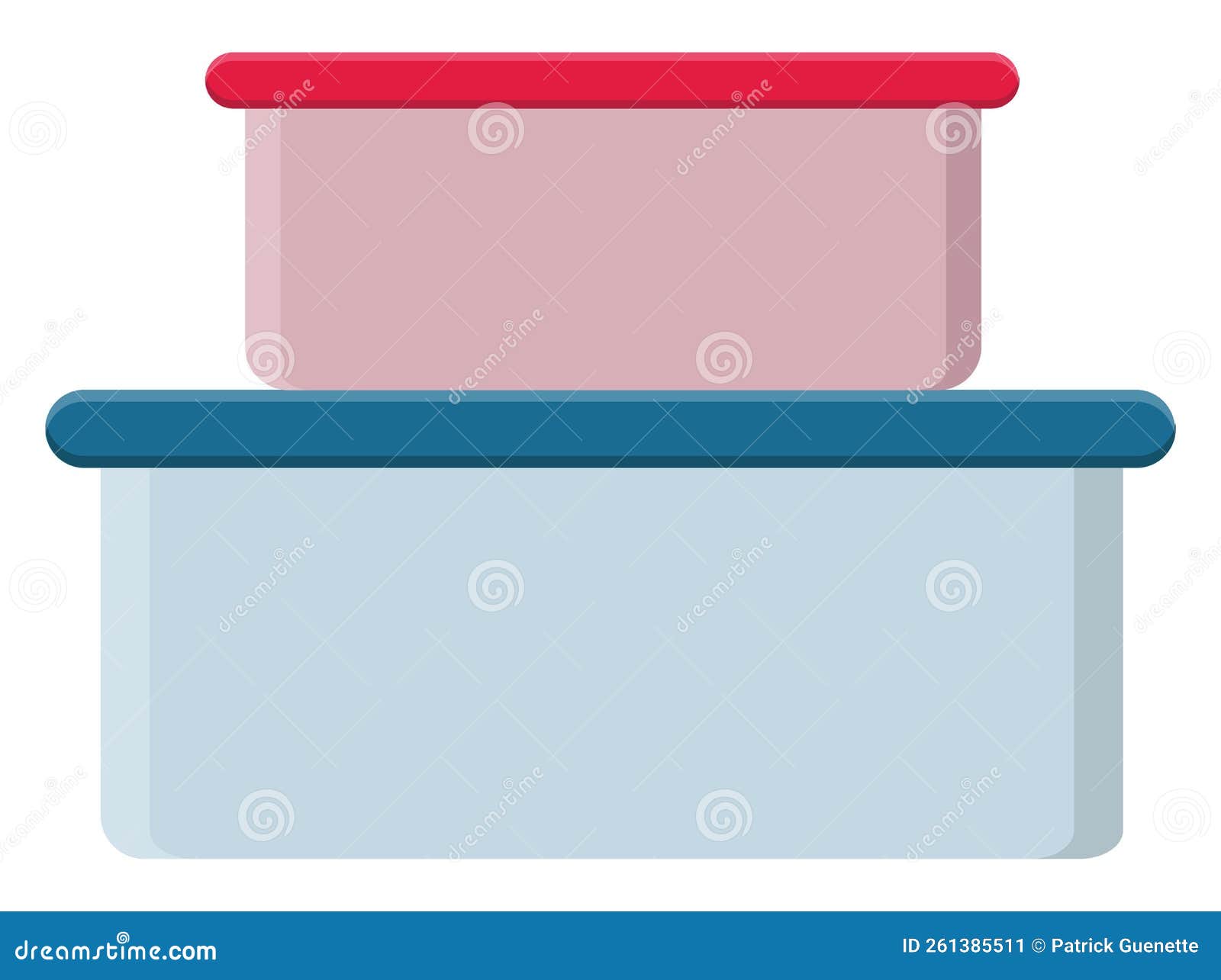 Plastic Food Storage Containers, Icon Stock Illustration Illustration