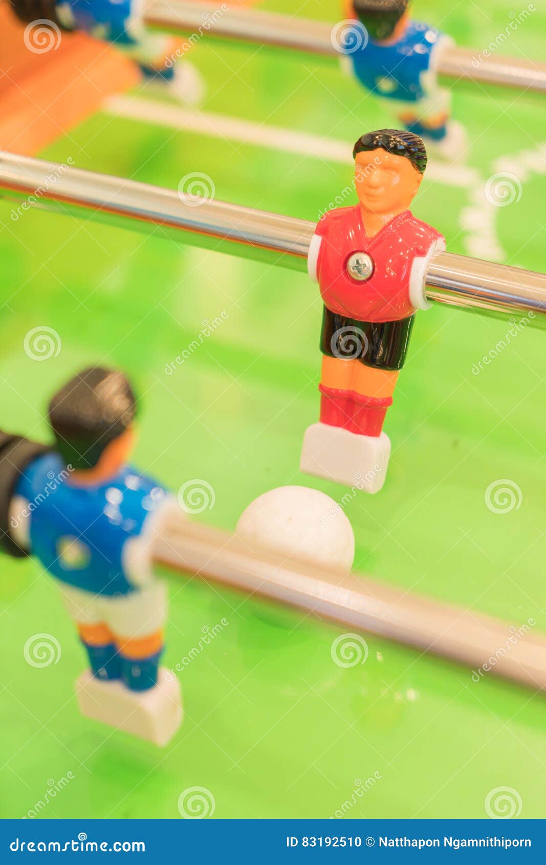 Plastic football player stock photo. Image of color, play 83192510