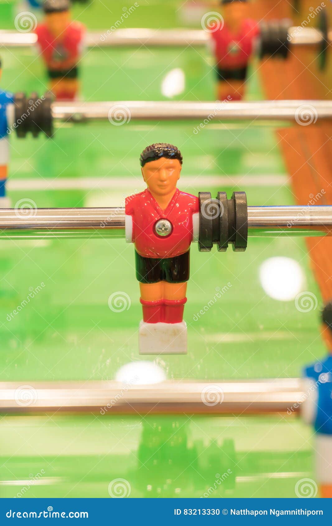 Plastic football player stock photo. Image of color, ball 83213330