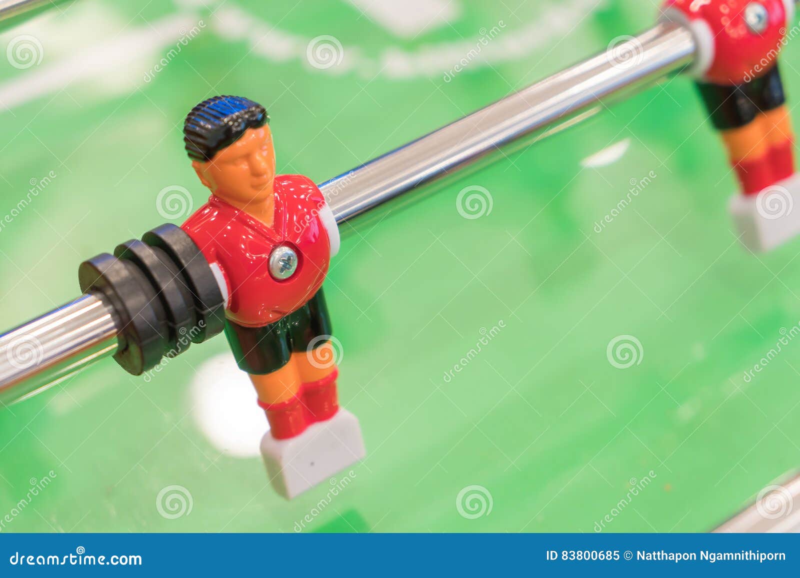 Plastic football player stock image. Image of play, competition 83800685