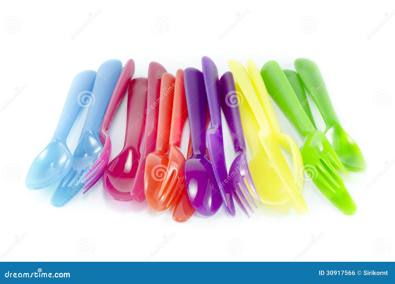 Plastic Fork Spoon and Knife Stock Photo Image of comfortable, eating