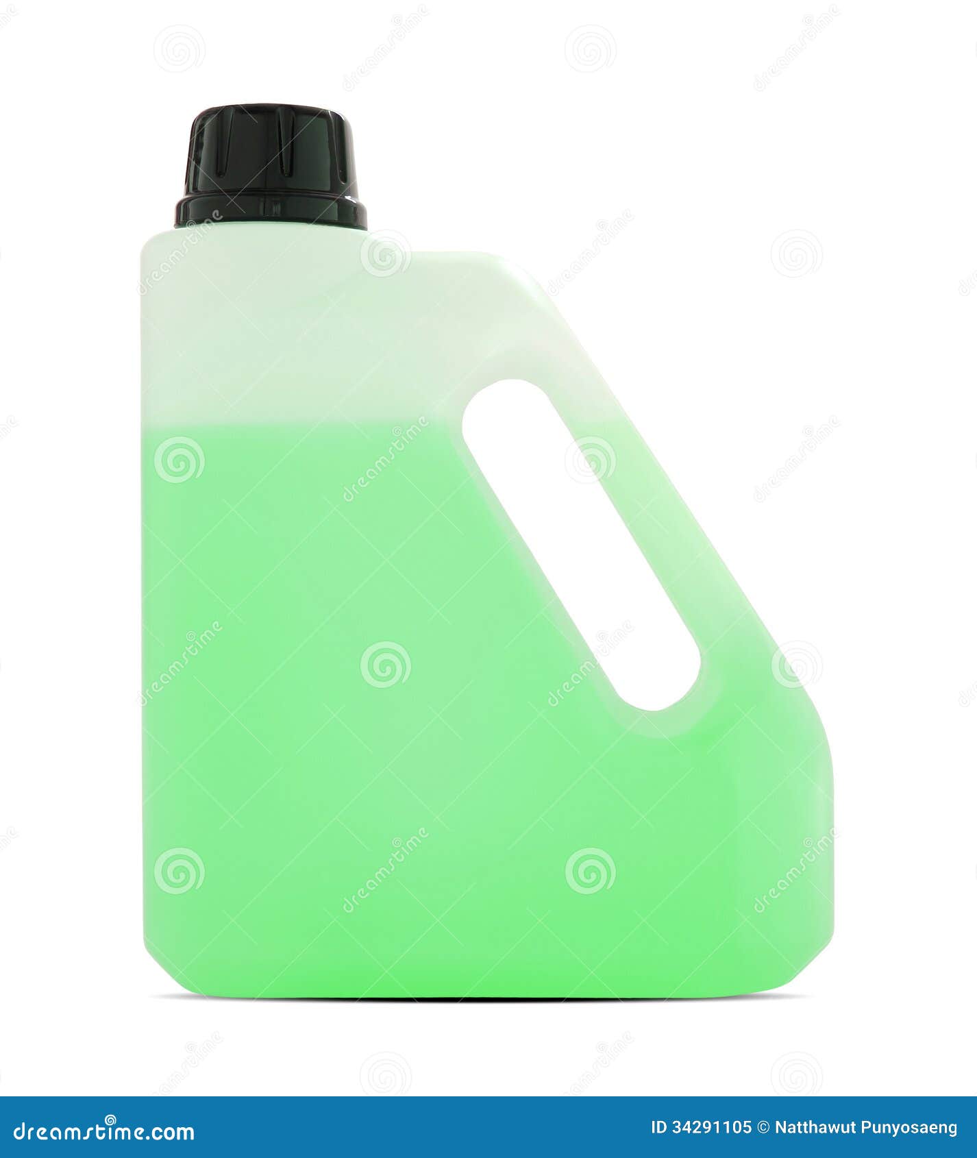 Plastic Gallon Container on White Stock Image Image of packaging