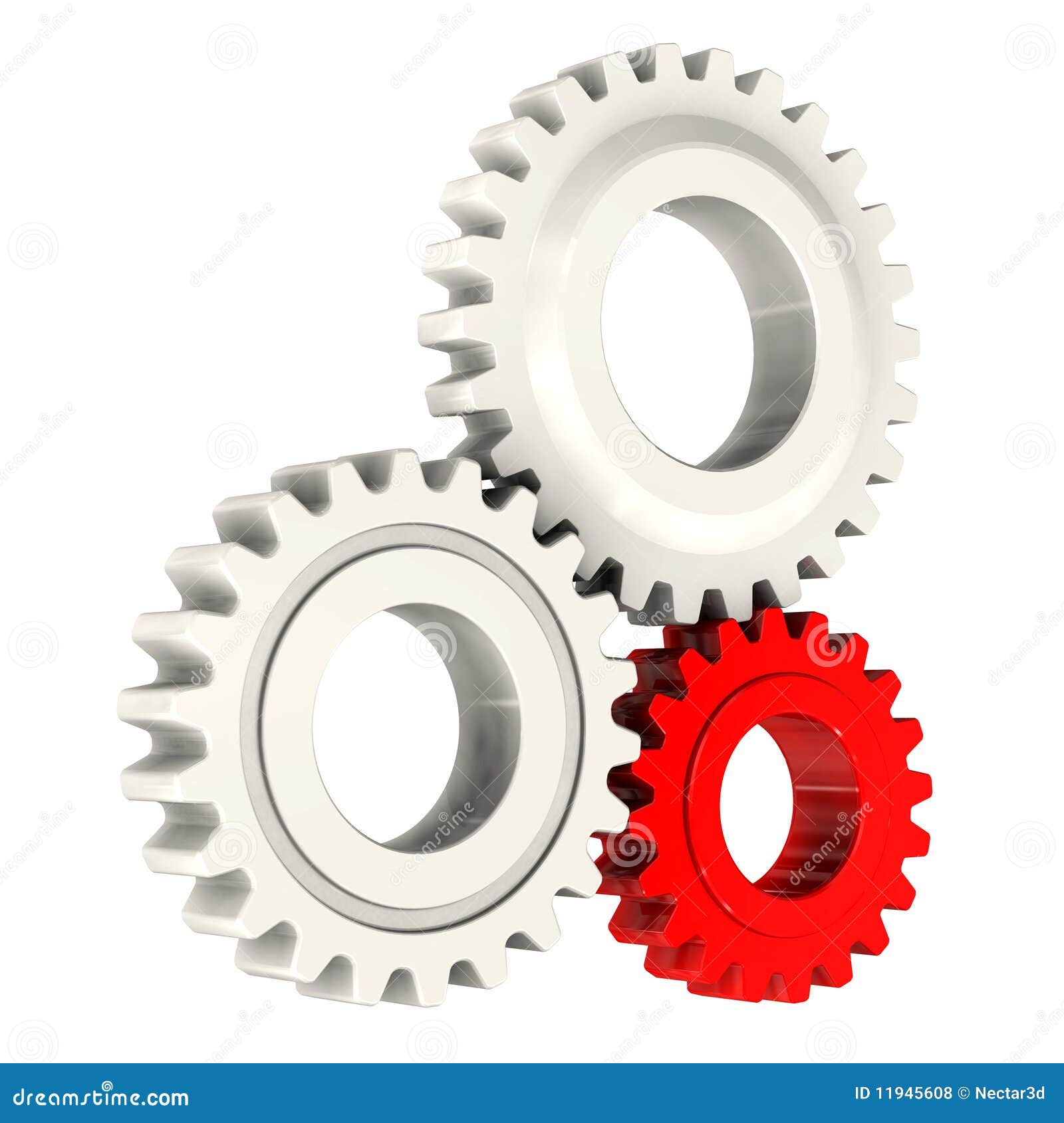 Plastic gears stock illustration. Illustration of engineering 11945608