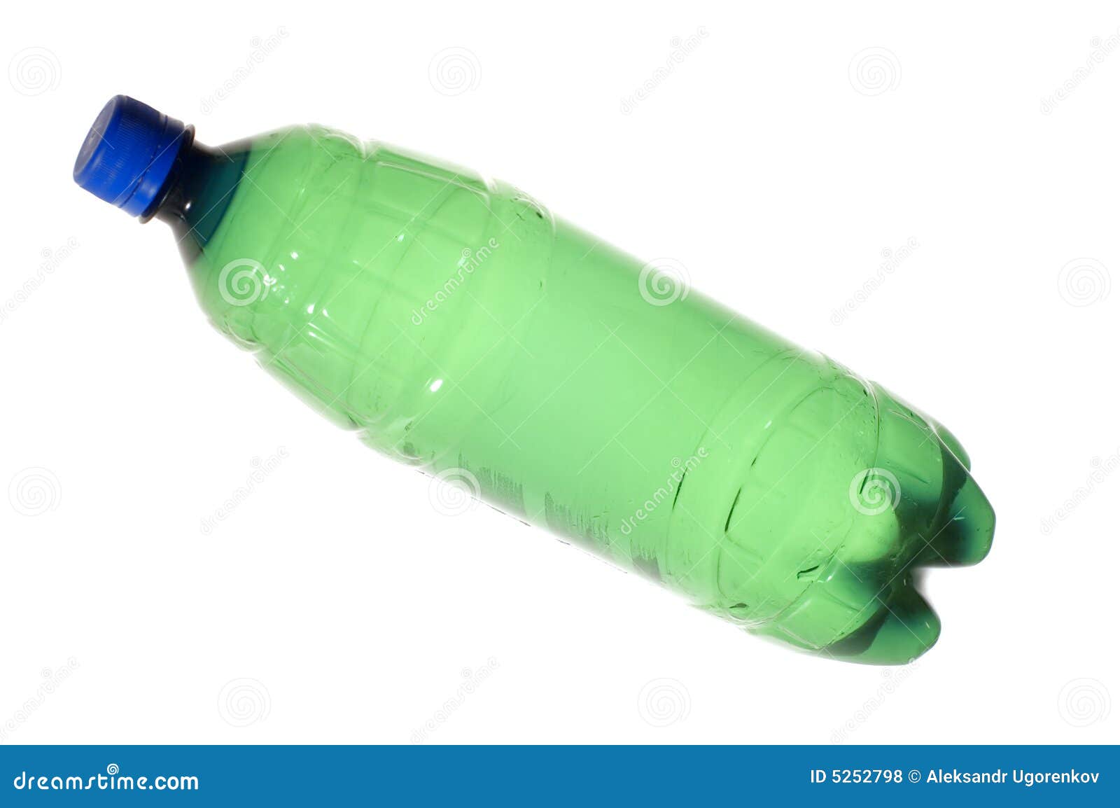 Plastic green bottle stock photo. Image of recycling, health 5252798