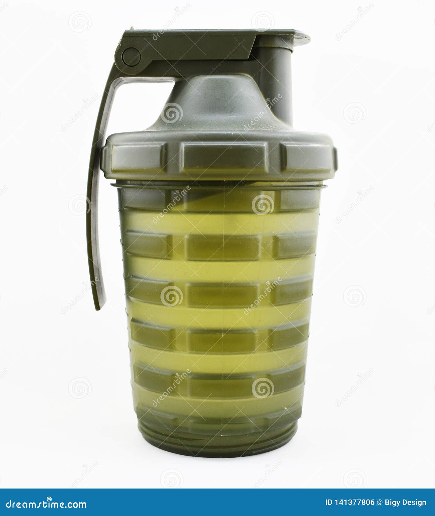 Plastic Grenade, Green Color, Water Bottle Stock Photo - Image of granade,  grenade: 141377806