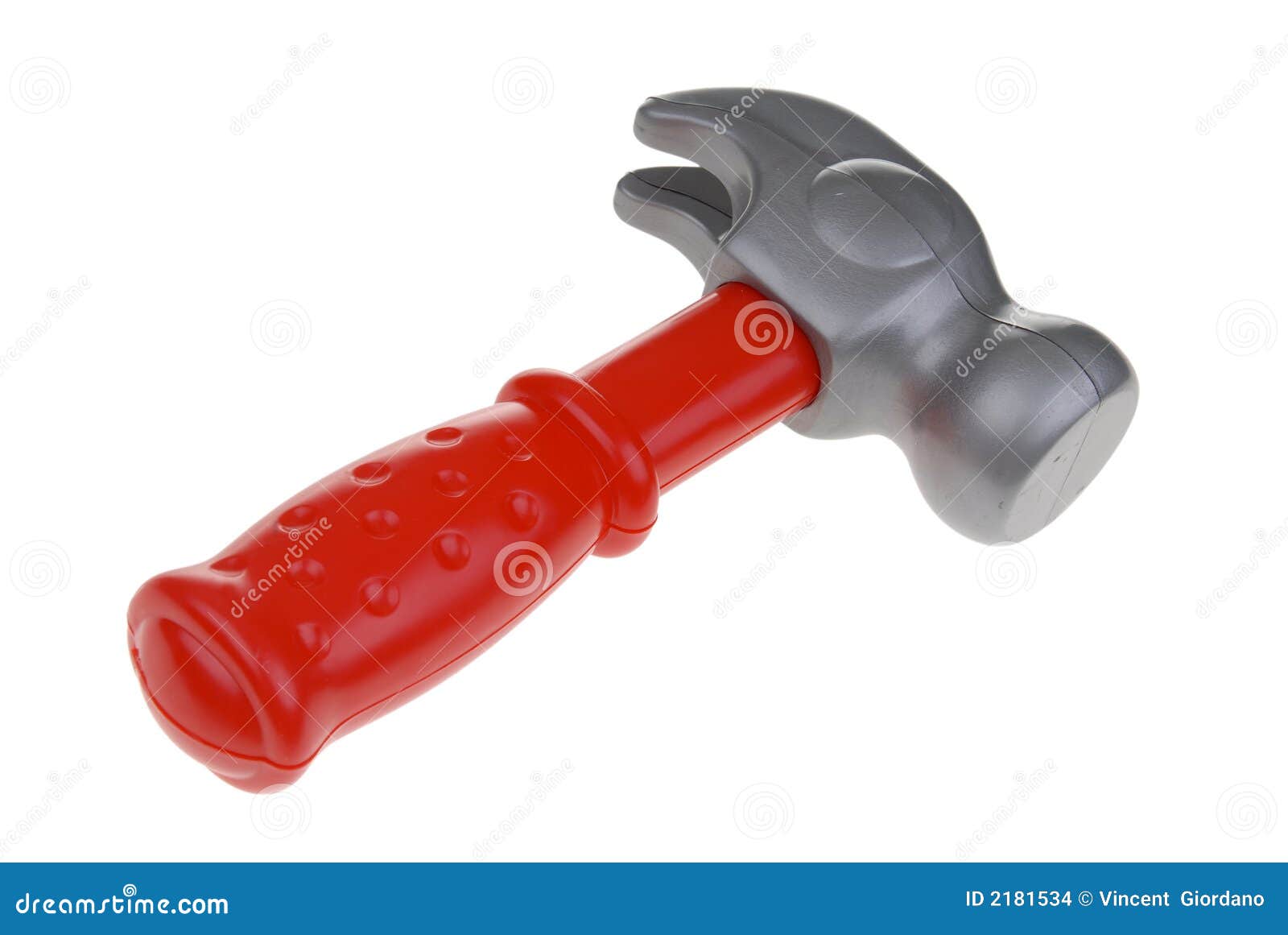 Plastic hammer stock photo. Image of repair, isolated 2181534