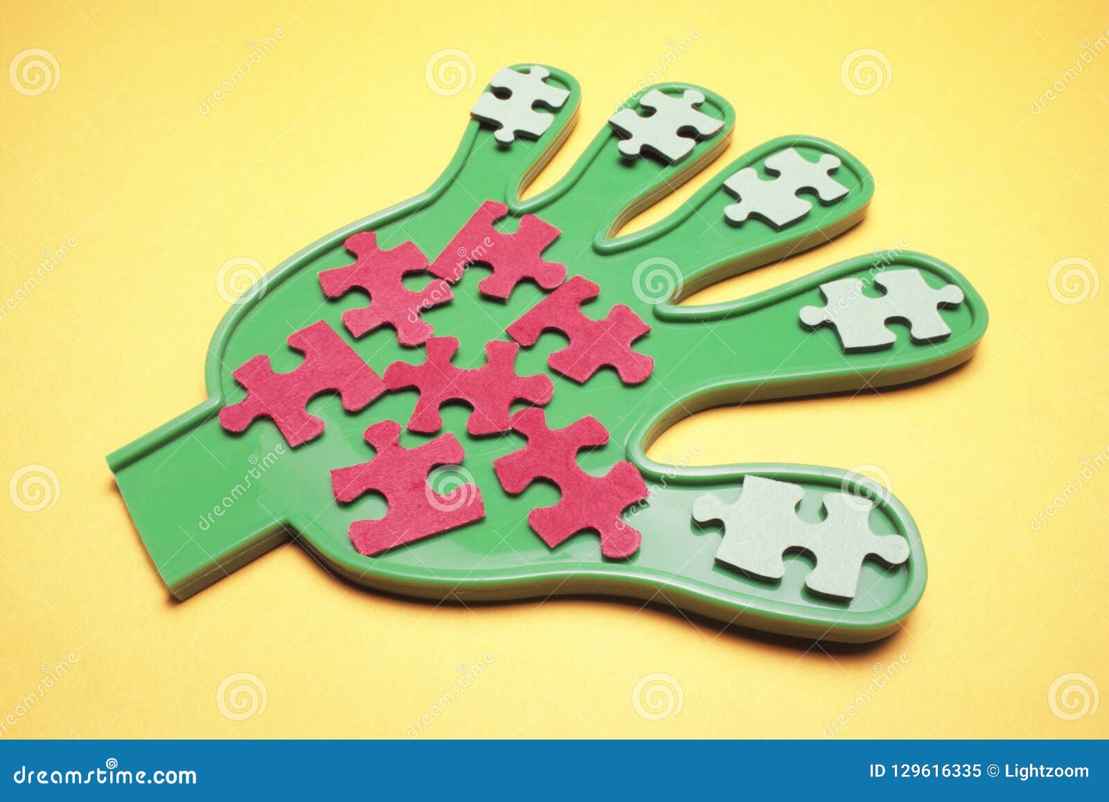 Plastic Hand Broom And Dustpan Isolated On White, Top View RoyaltyFree