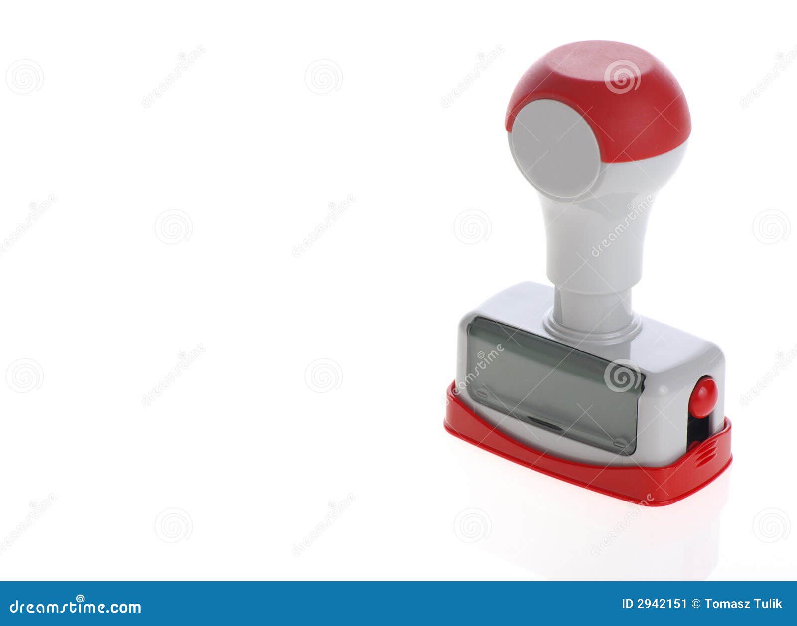 Plastic Ink Rubber Stamp Tools Stock Image Image of order, supplies