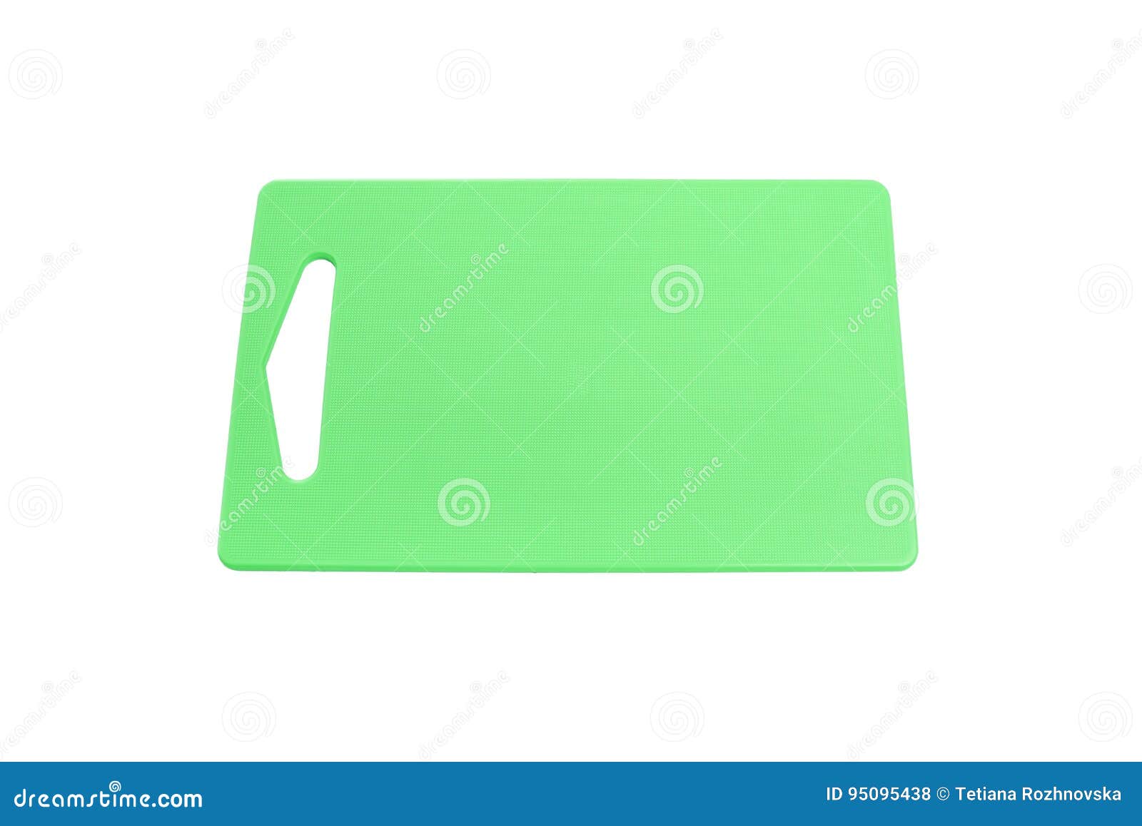 Plastic Kitchen Cutting Board. Stock Photo Image of object, white