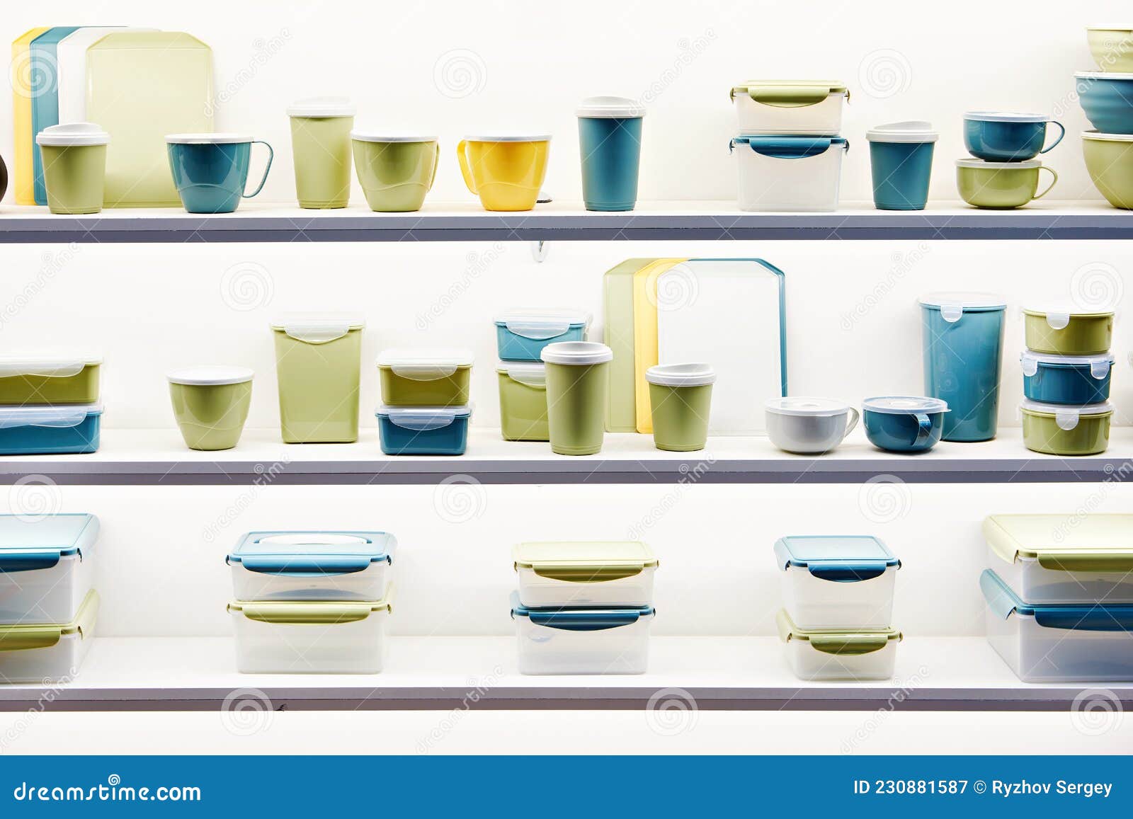 Plastic kitchen equipment stock image. Image of chopping 230881587