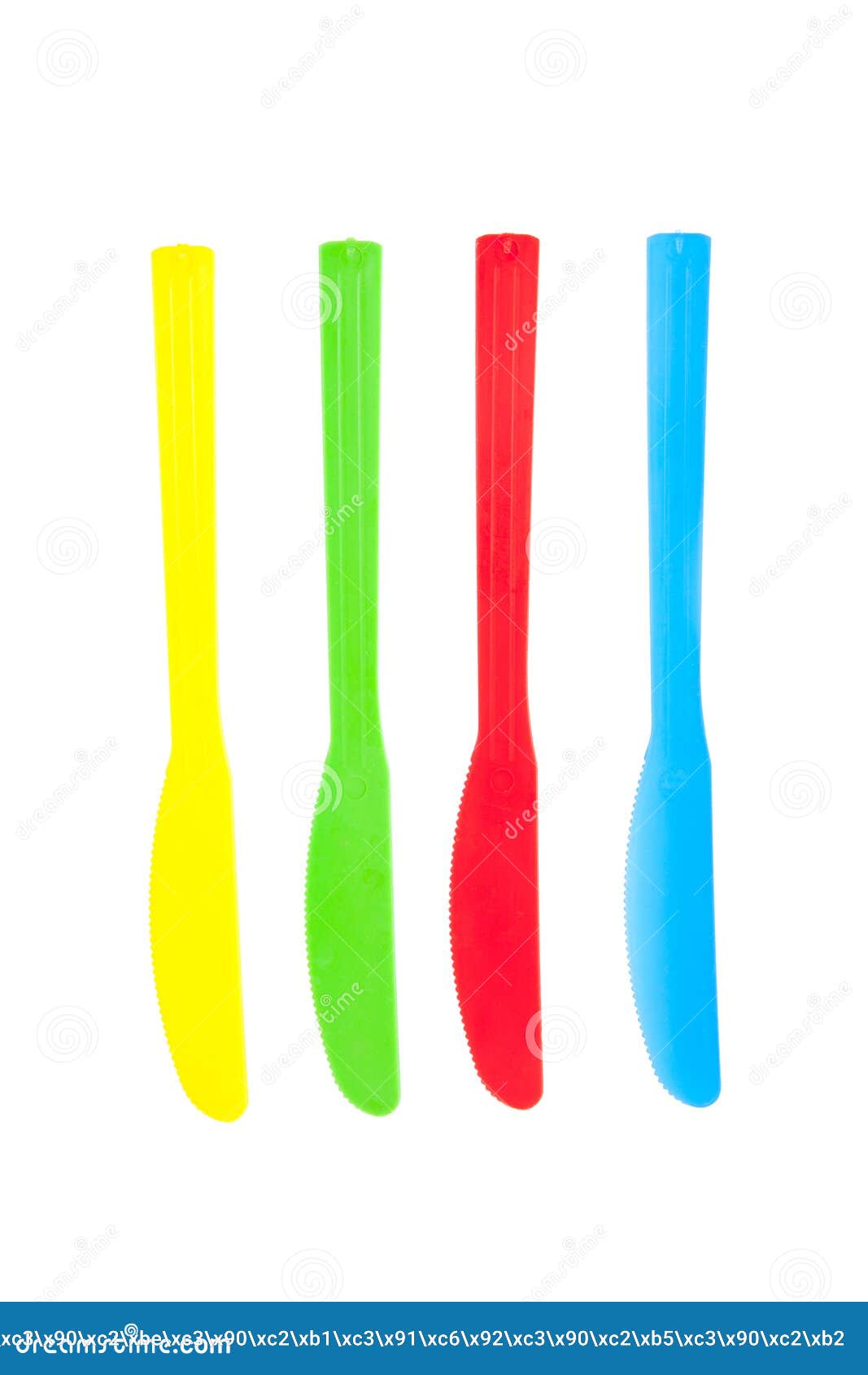 Plastic knives stock image. Image of background, ceramic 26426017