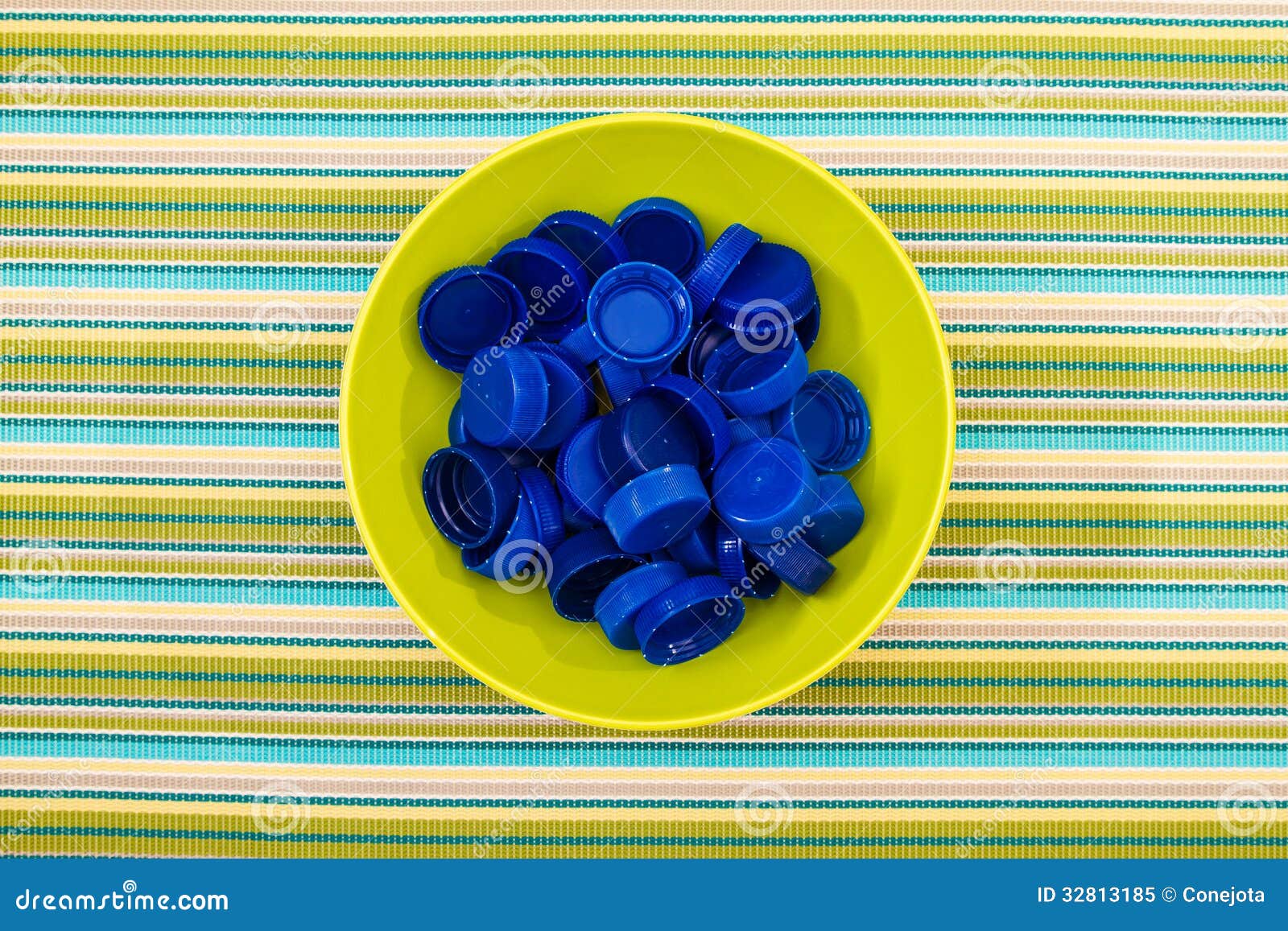 Plastic lids stock image. Image of reuse, garbage, plastic 32813185