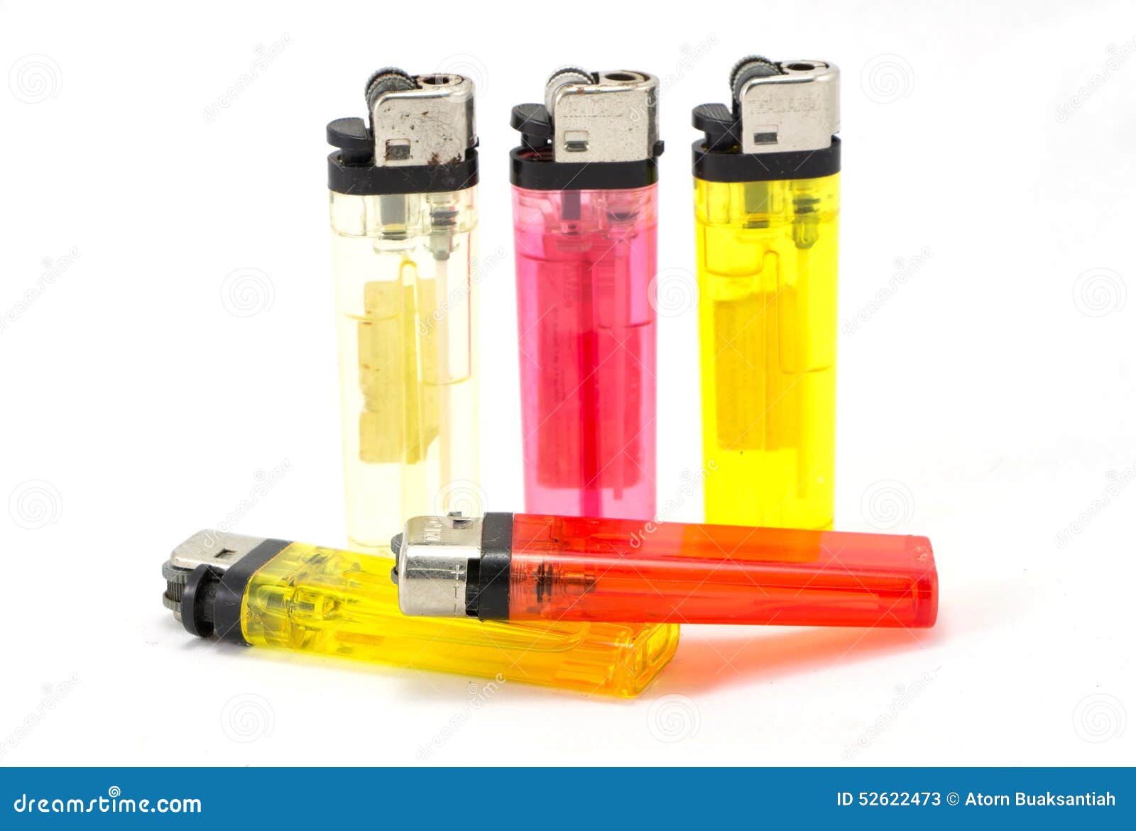 Plastic Lighter Colorful Isolated Stock Image Image of light, holding