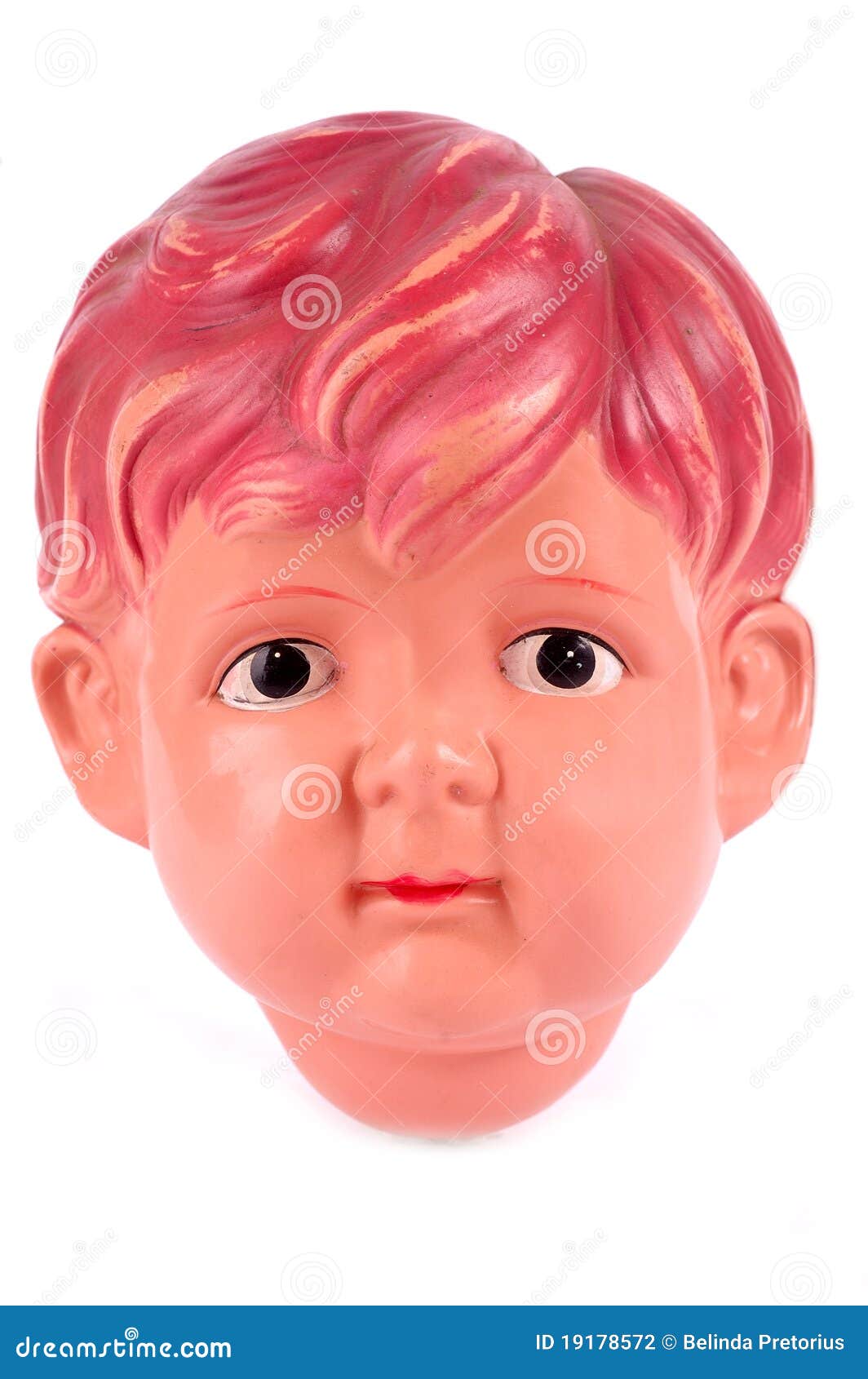 Plastic male doll head stock photo. Image of tradition 19178572
