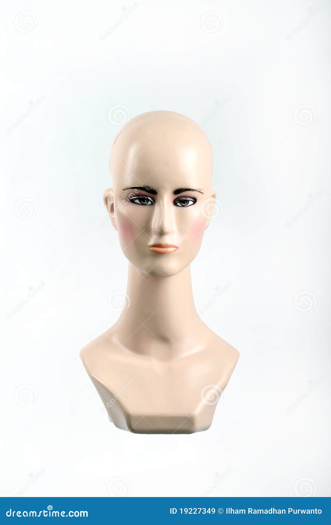 Plastic mannequin head stock image. Image of head, doll 19227349