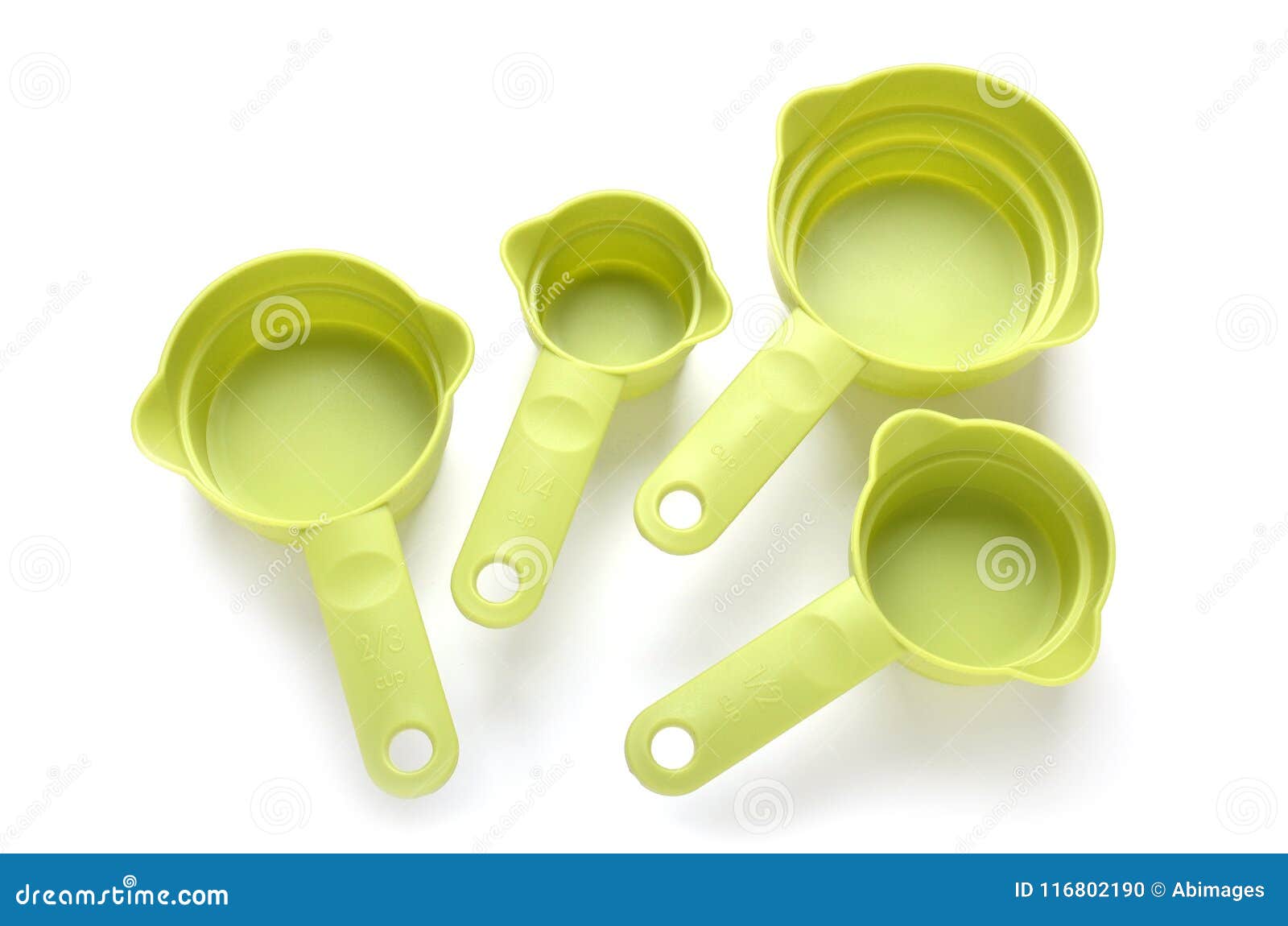 Plastic measuring cups stock photo. Image of kitchen 116802190
