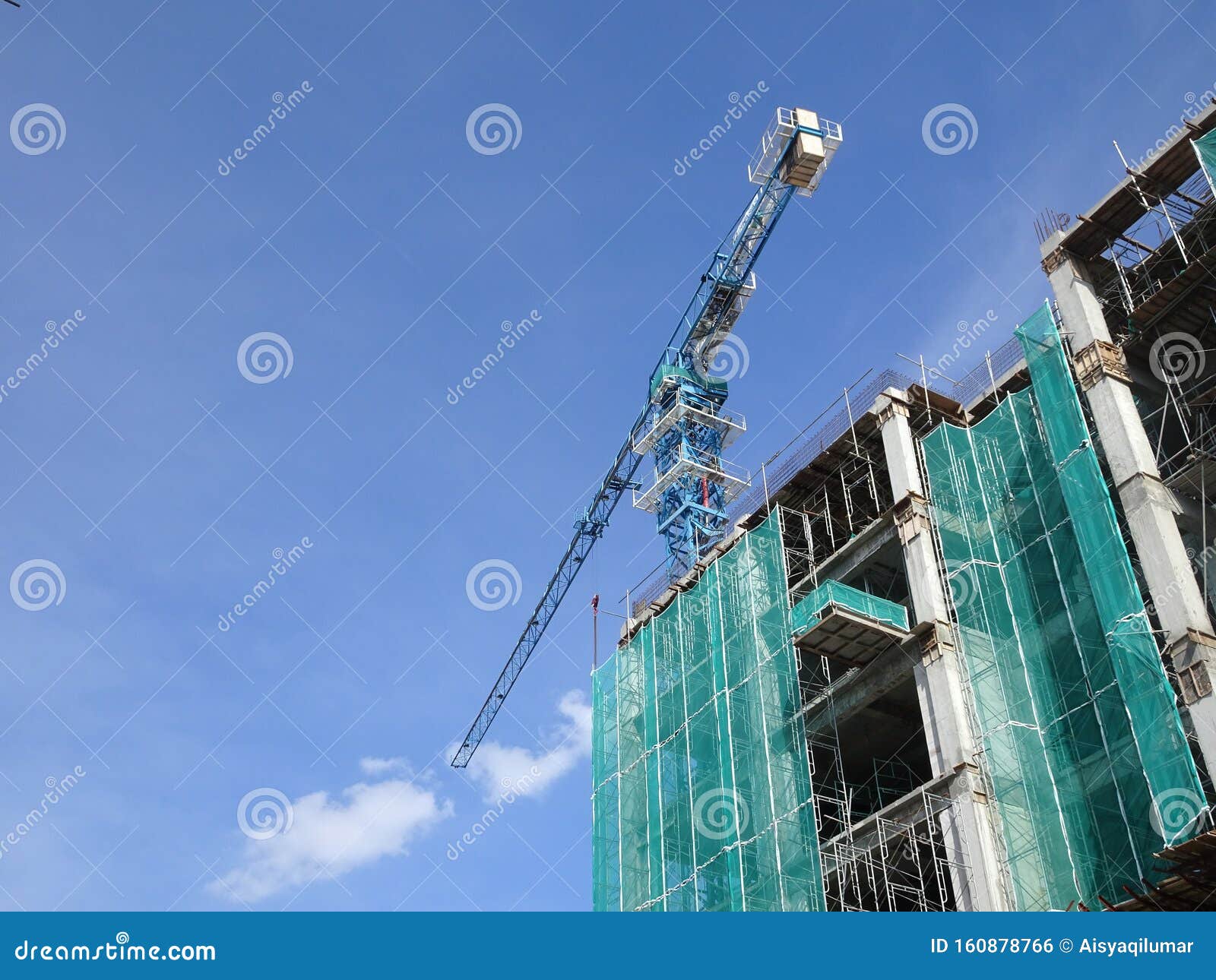 Plastic or Nylon Netting Erected at the External of the Under