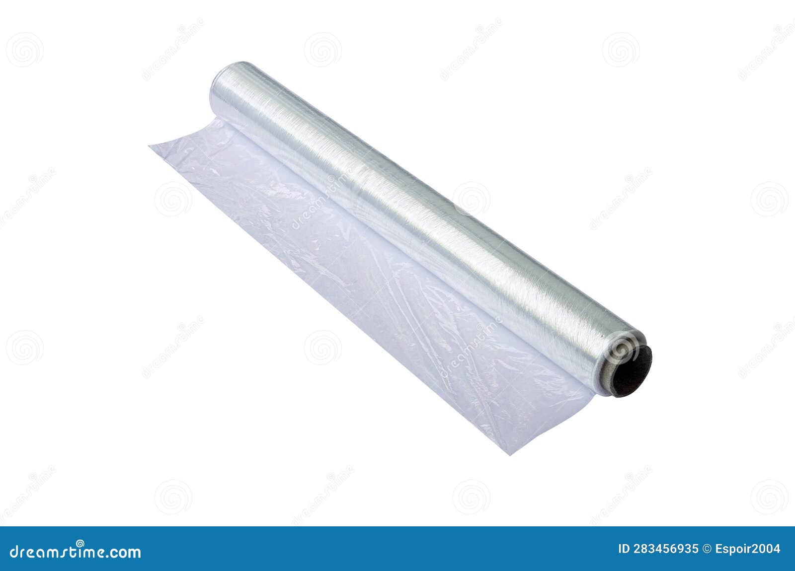 Plastic paper roll stock image. Image of roll, package 283456935