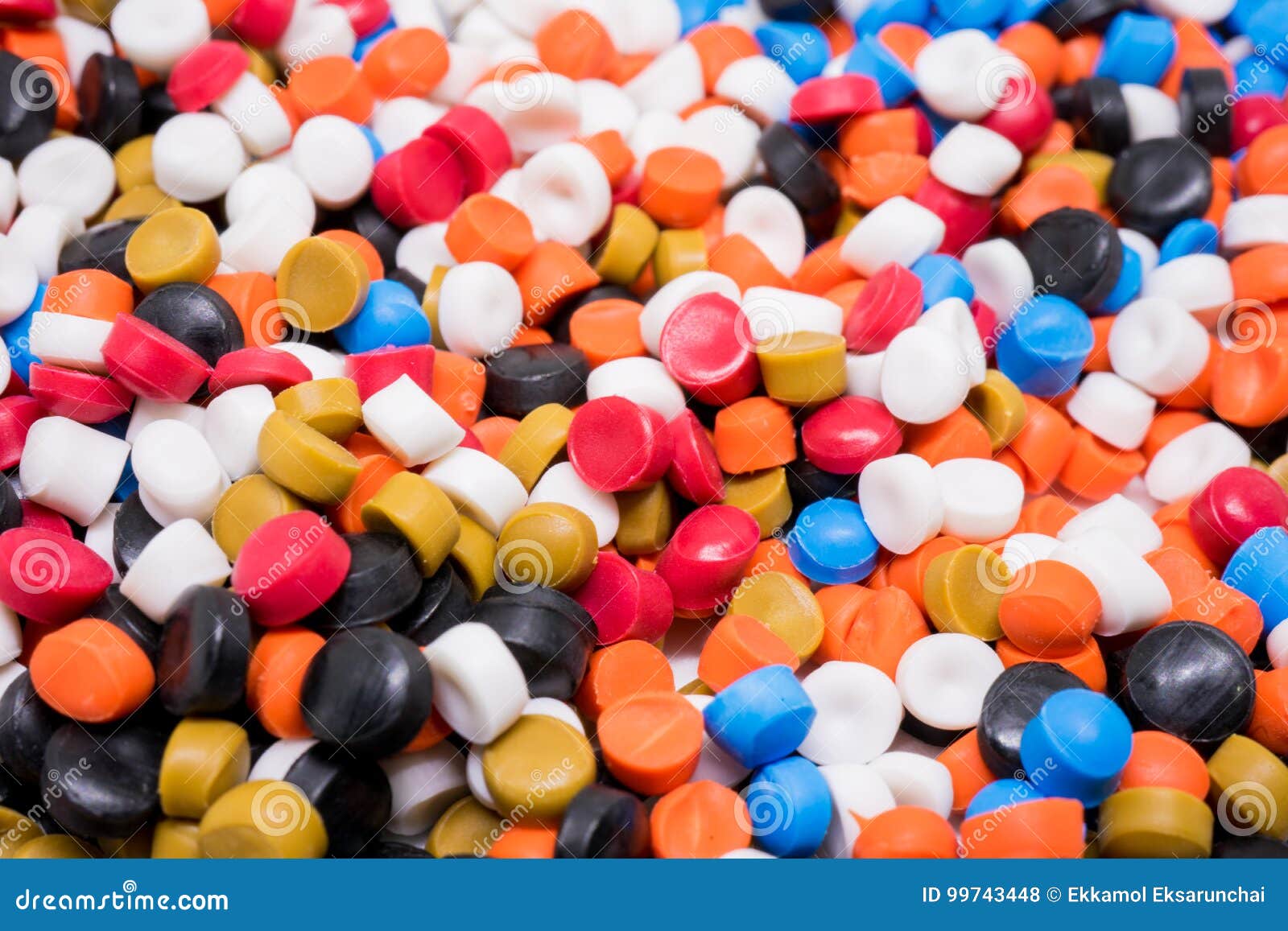 Plastic pellet stock photo. Image of color, petrochemical 99743448