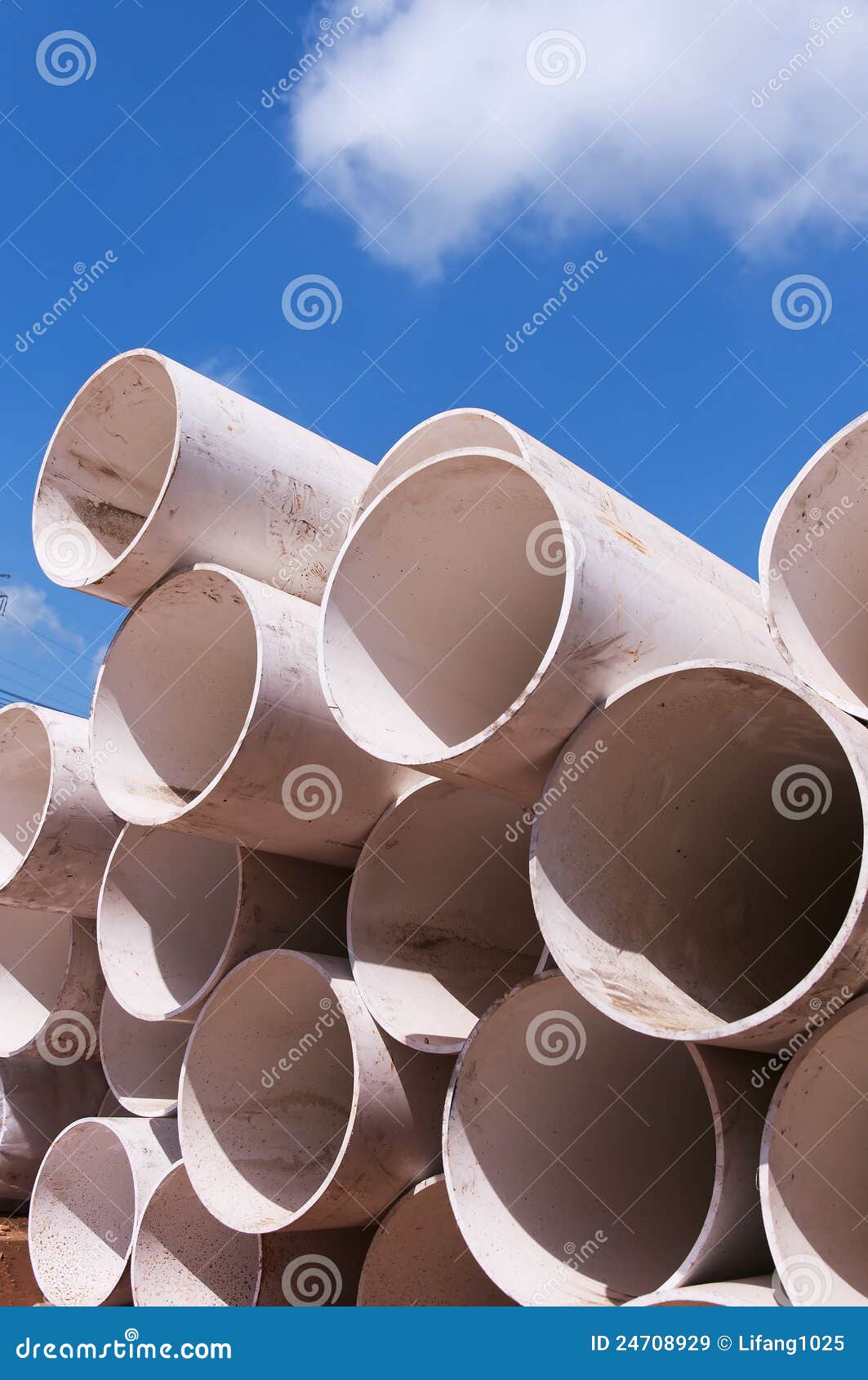 Plastic Pipe RoyaltyFree Stock Photography 24708929