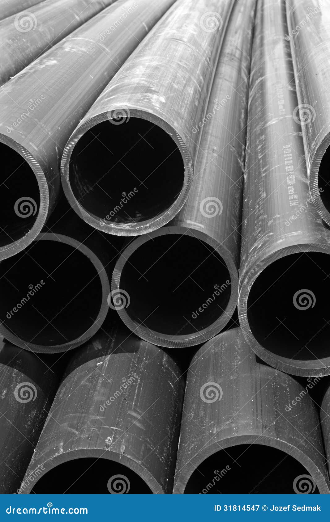Plastic pipes detail stock image. Image of piping, construction 31814547