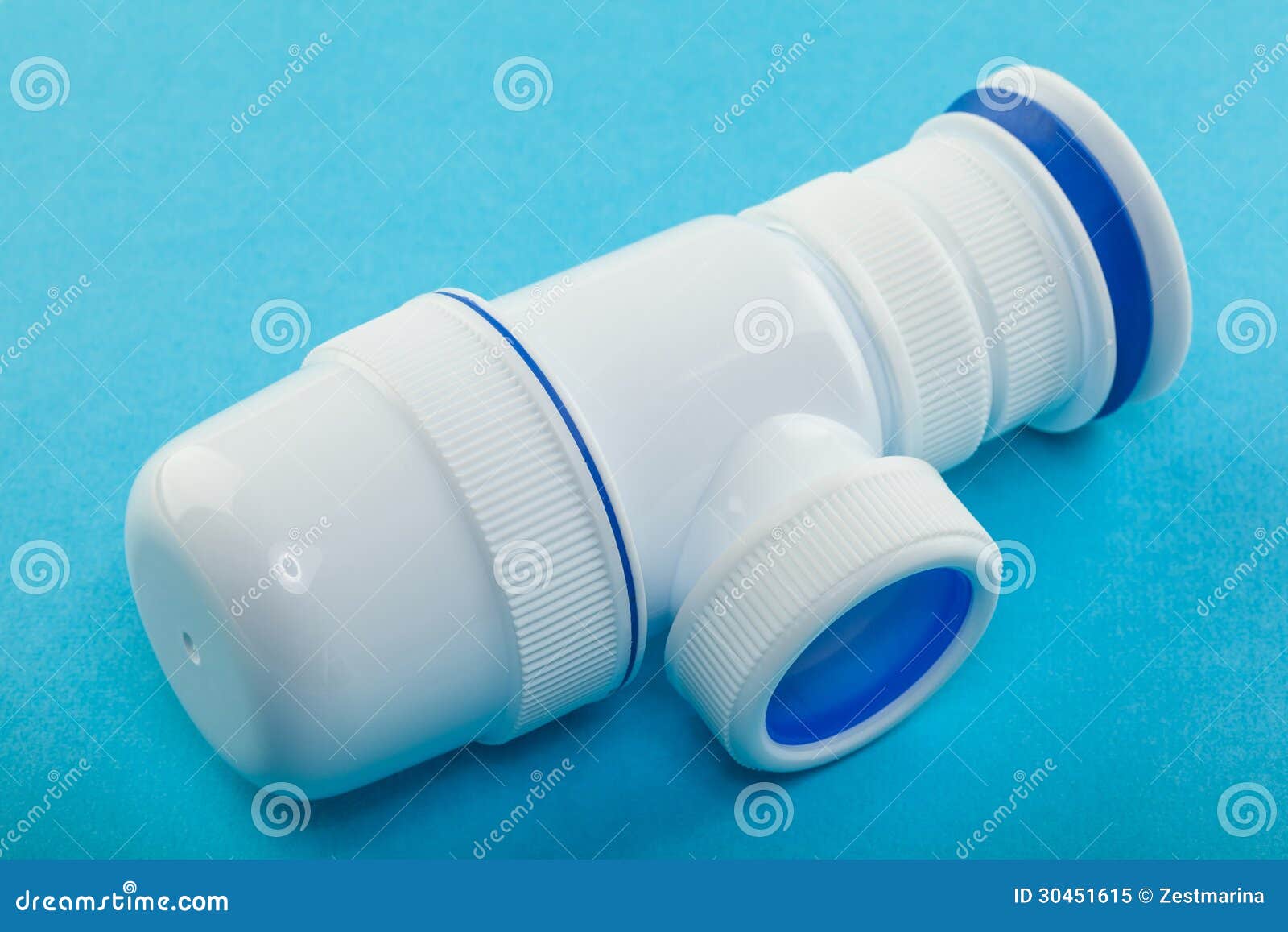 Plastic plumbing pipe stock image. Image of round, equipment 30451615
