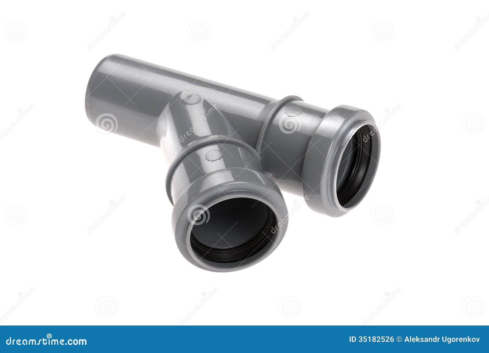 Plastic plumbing pipe stock photo. Image of plumber, industry 35182526
