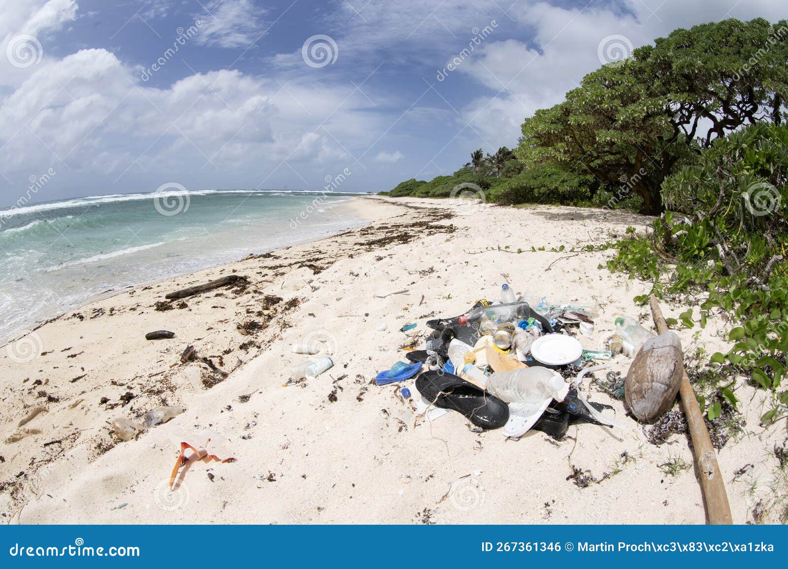 Plastic, Pollution, Mauritius, Indian Ocean Stock Photo Image of