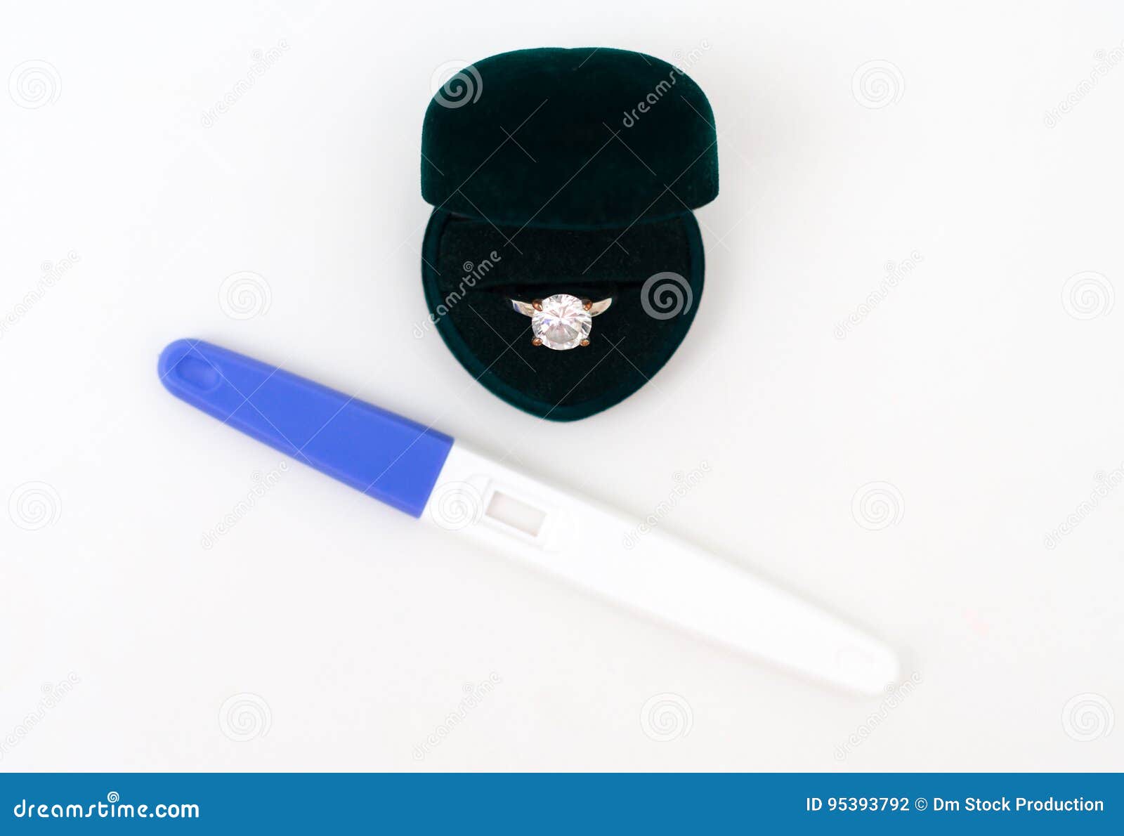 Plastic pregnancy test. stock photo. Image of motherhood 95393792