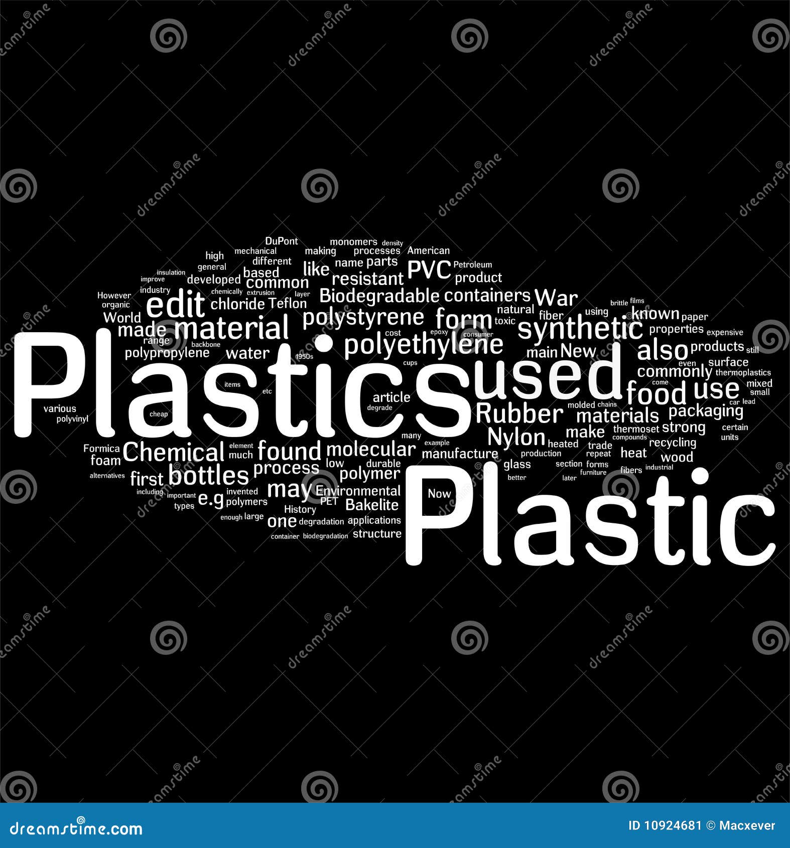 Plastic and PVC stock illustration. Illustration of bottles 10924681