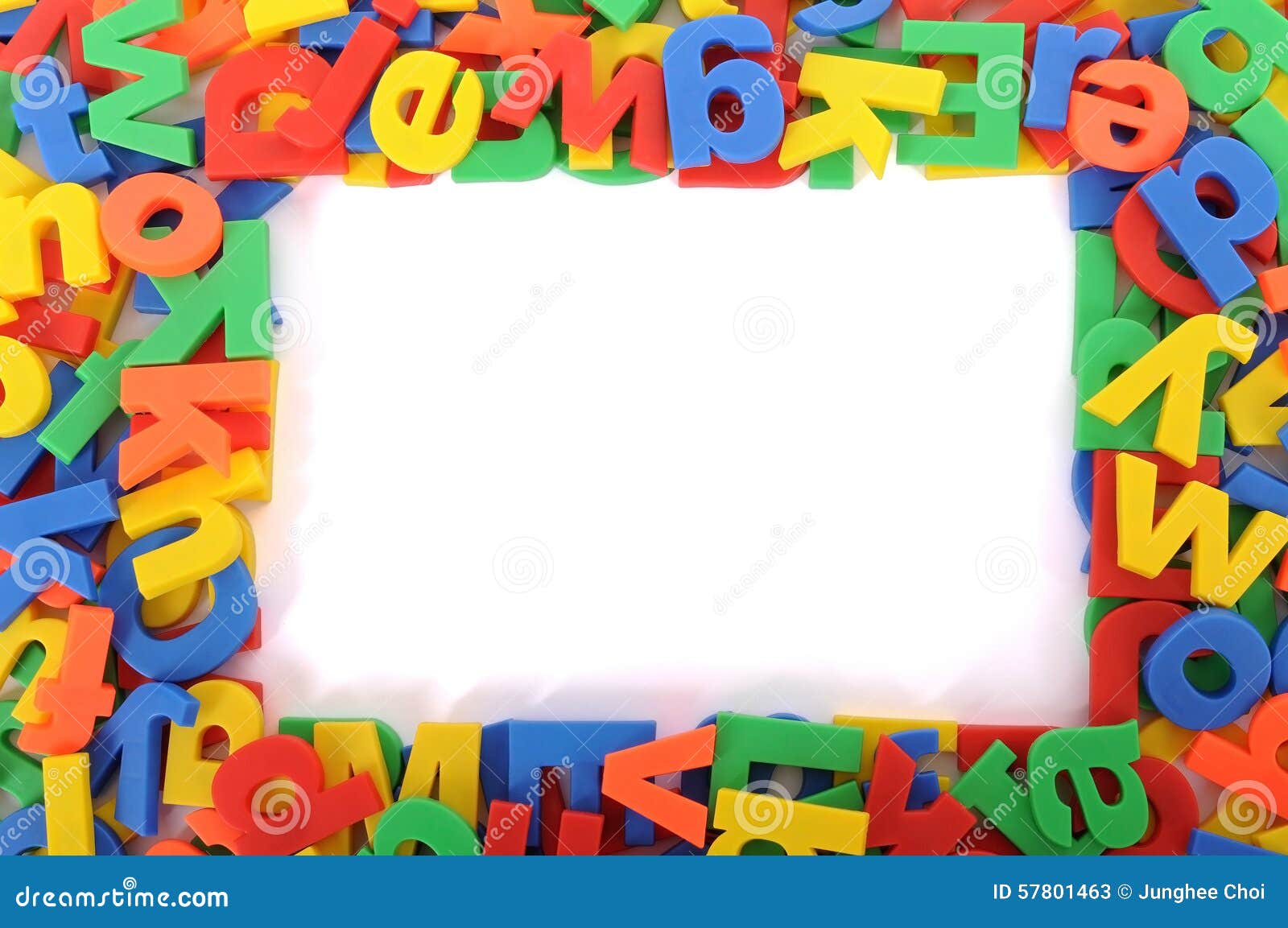 Plastic School Toy, ABC Letters Of Alphabet, Background Border Frame ...
