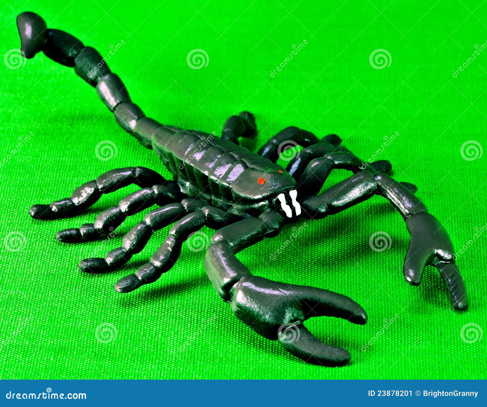 Plastic toy scorpion. stock image. Image of plastic, horoscope - 23878201
