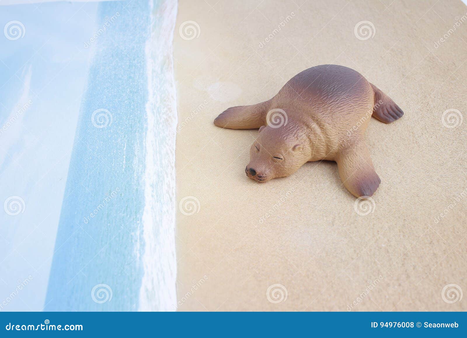 Plastic Sea Lion Toy with Figure Stock Photo Image of dummy, body 94976008